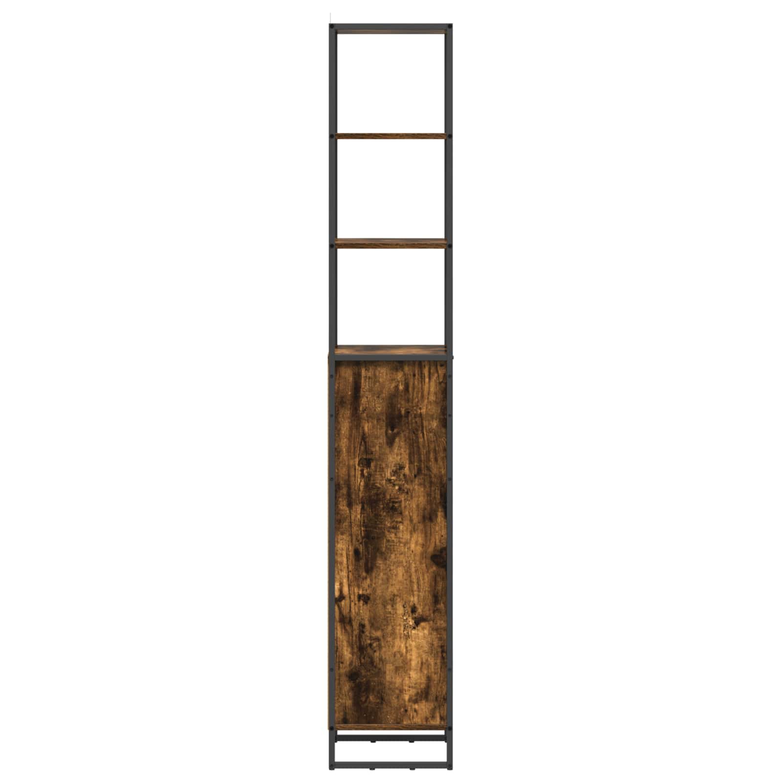 vidaXL Szafka Łazienkowa z szufladą Dąb dymny 40 x 30 x 180 cm