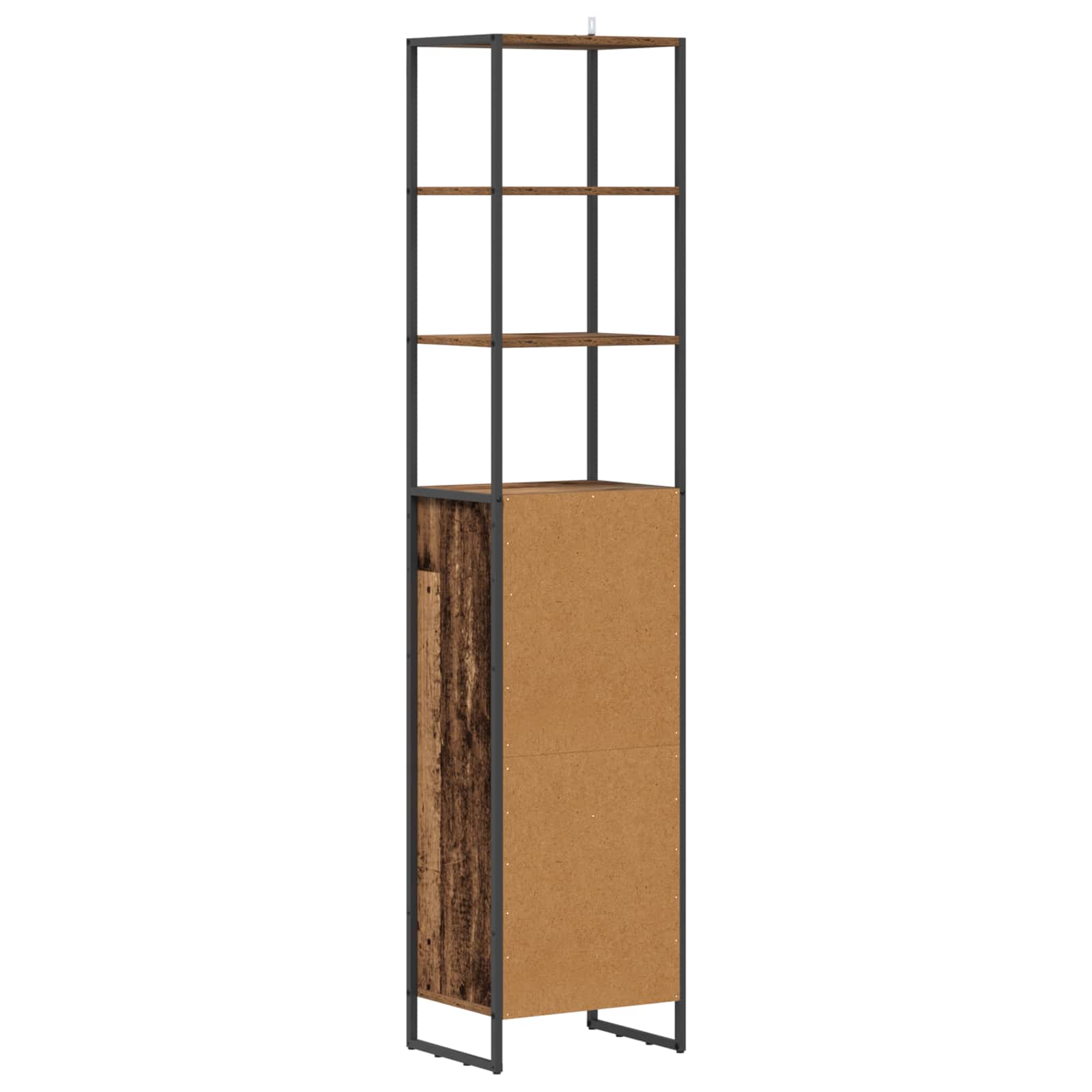 vidaXL Szafka Łazienkowa z szufladą Stare drewno 40 x 30 x 180 cm