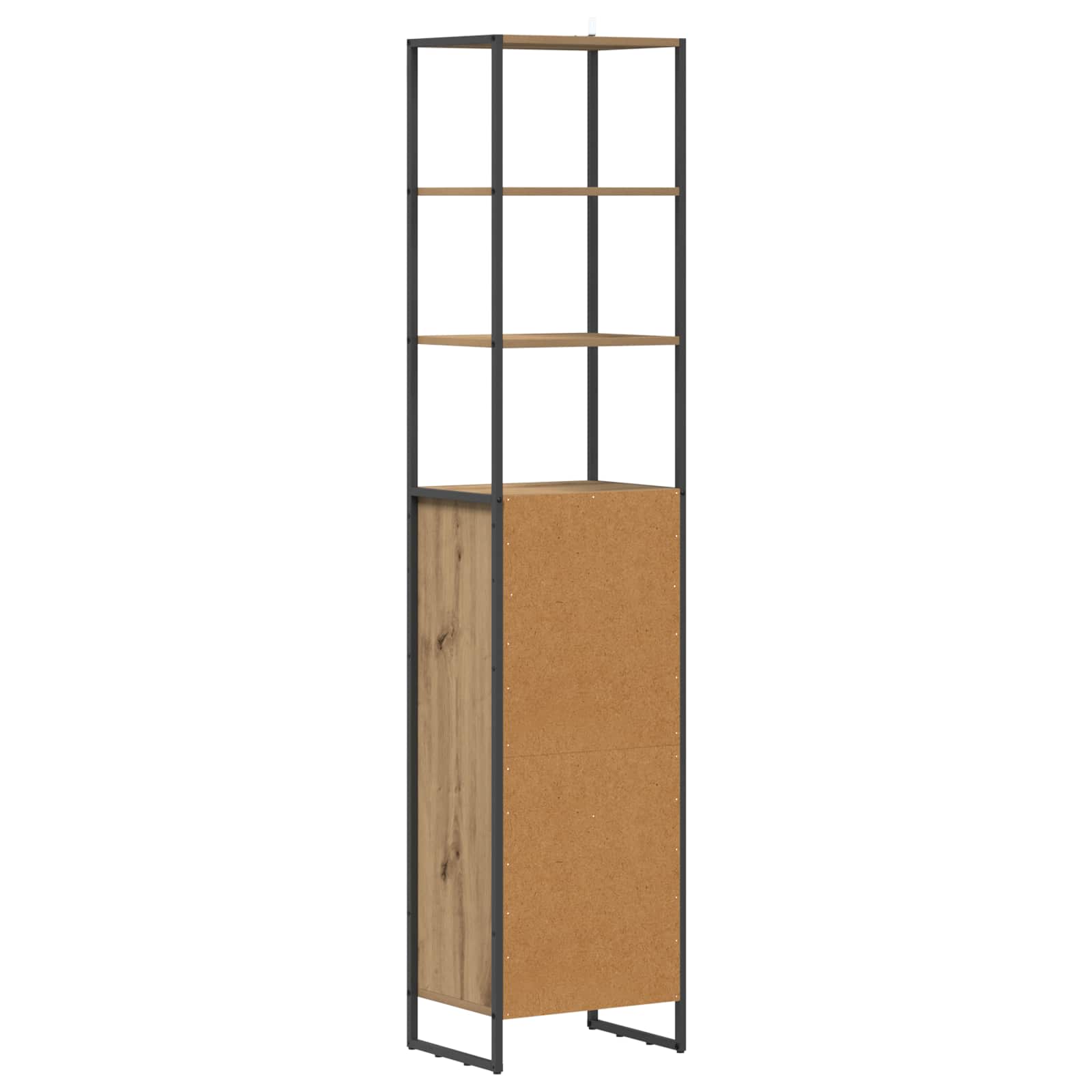 vidaXL Szafka Łazienkowa z szufladą Dąb rzemieślniczy 40 x 30 x 180 cm