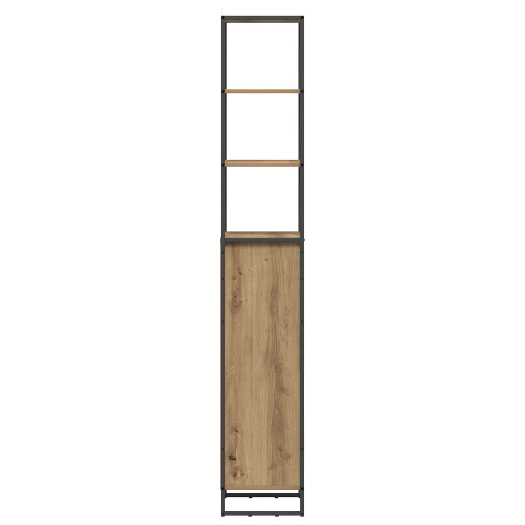vidaXL Szafka Łazienkowa z szufladą Dąb rzemieślniczy 40 x 30 x 180 cm