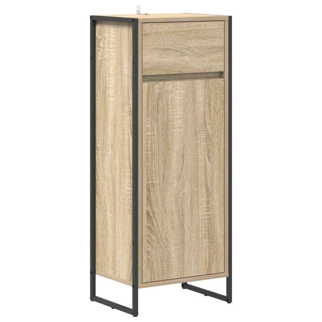 vidaXL Szafka Łazienkowa z szufladą z drzwiami Sonoma 40 x 30 x 100 cm