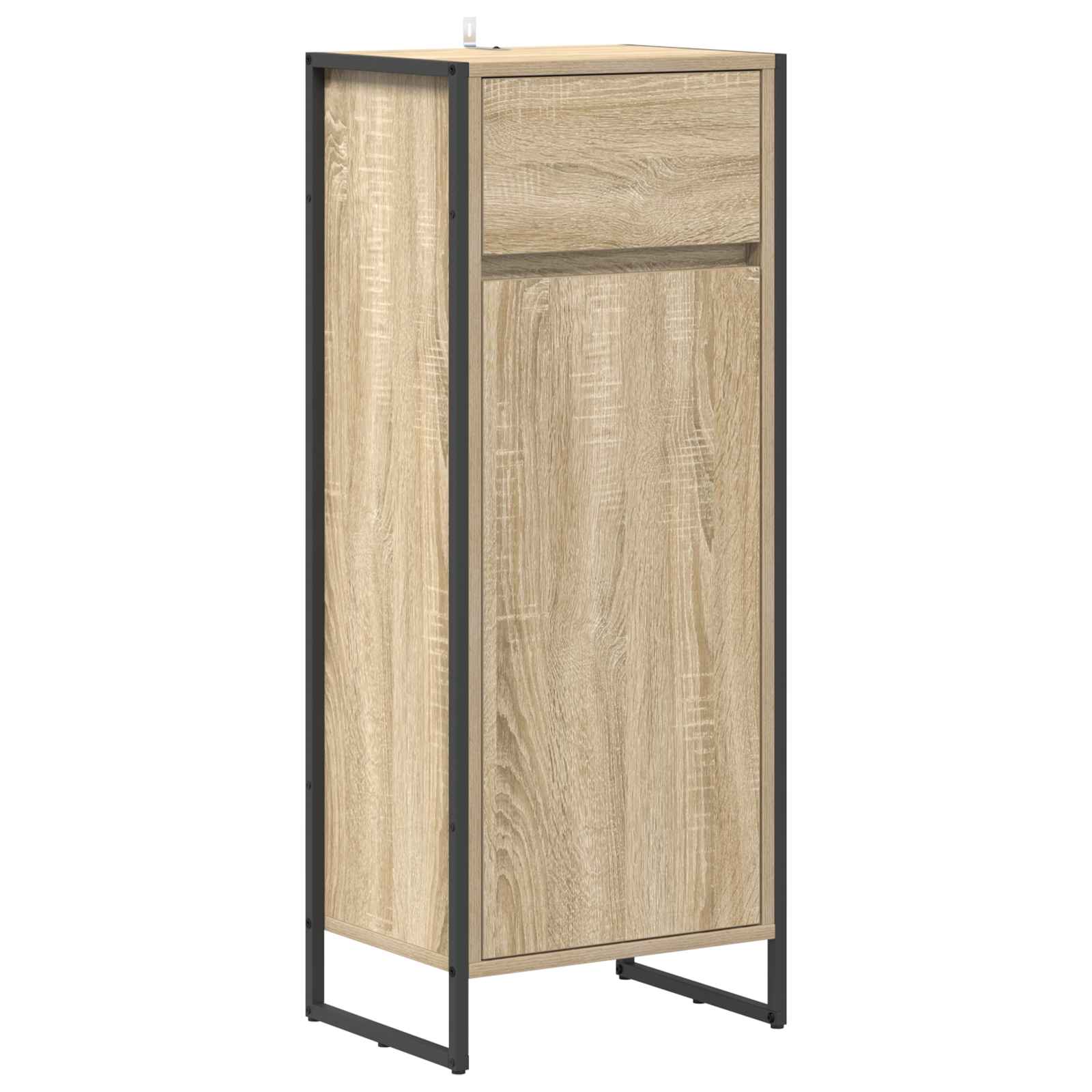 vidaXL Szafka Łazienkowa z szufladą z drzwiami Sonoma 40 x 30 x 100 cm