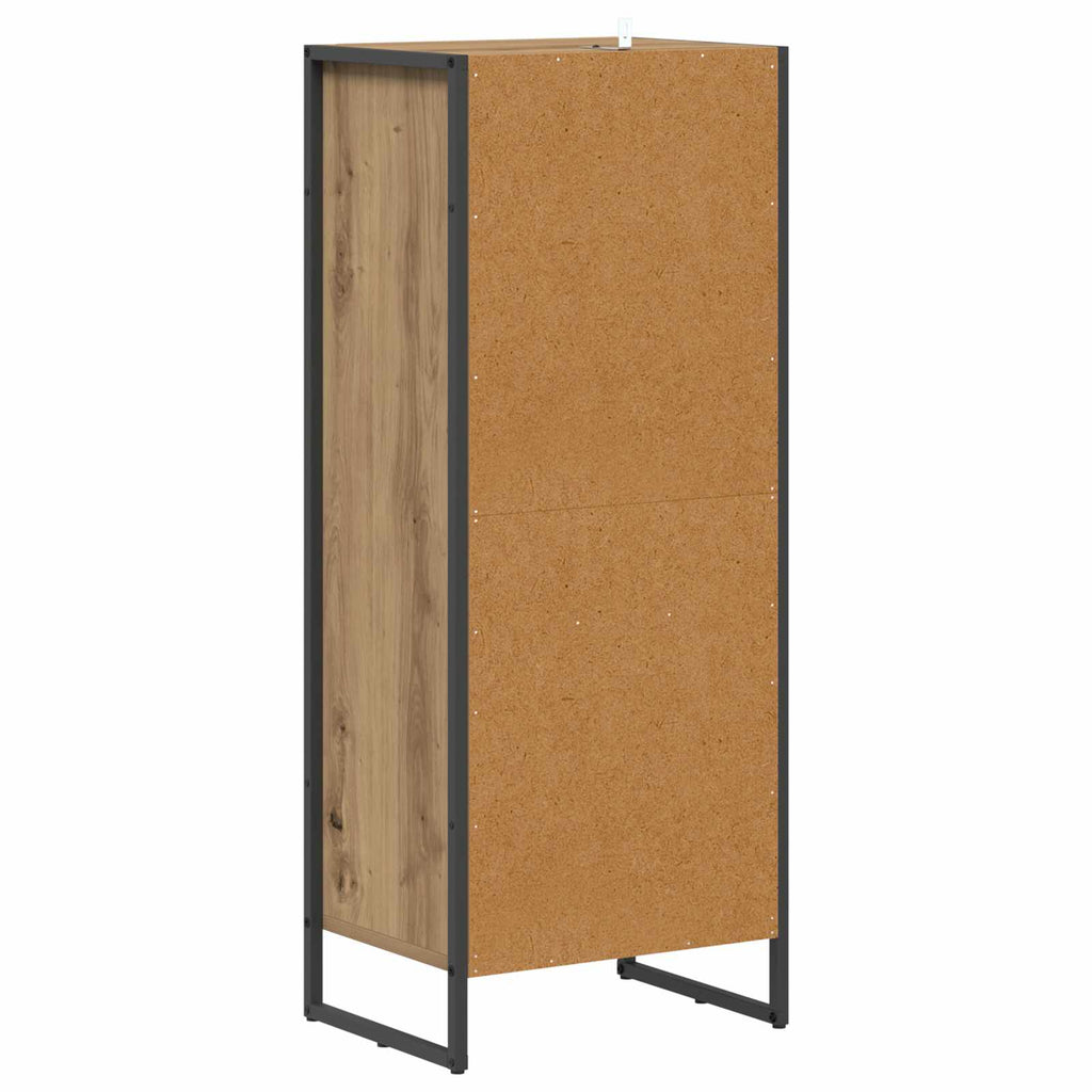 vidaXL Szafka Łazienkowa z szufladą Dąb rzemieślniczy 40 x 30 x 100 cm