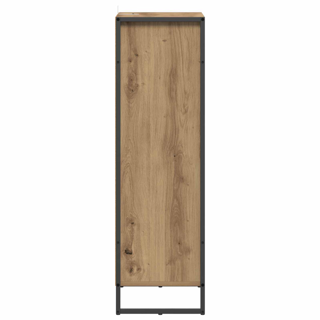 vidaXL Szafka Łazienkowa z szufladą Dąb rzemieślniczy 40 x 30 x 100 cm