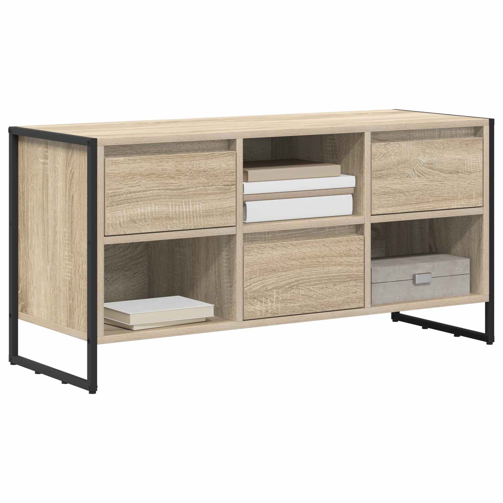 vidaXL Szafka pod telewizor z szufladą Sonoma 100 x 36 x 49,5 cm