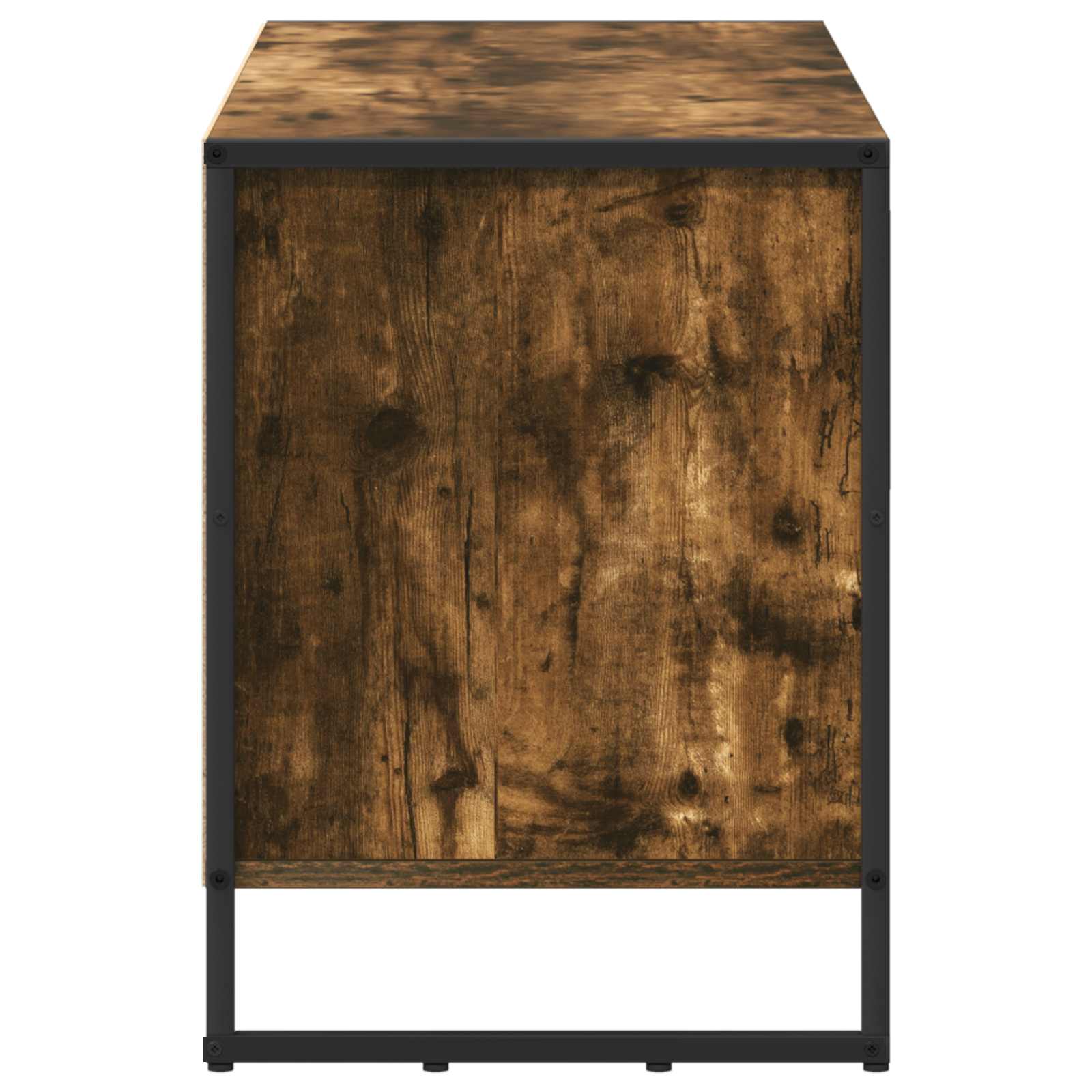 vidaXL Szafka pod telewizor z szufladą Dąb dymny 100 x 36 x 49,5 cm
