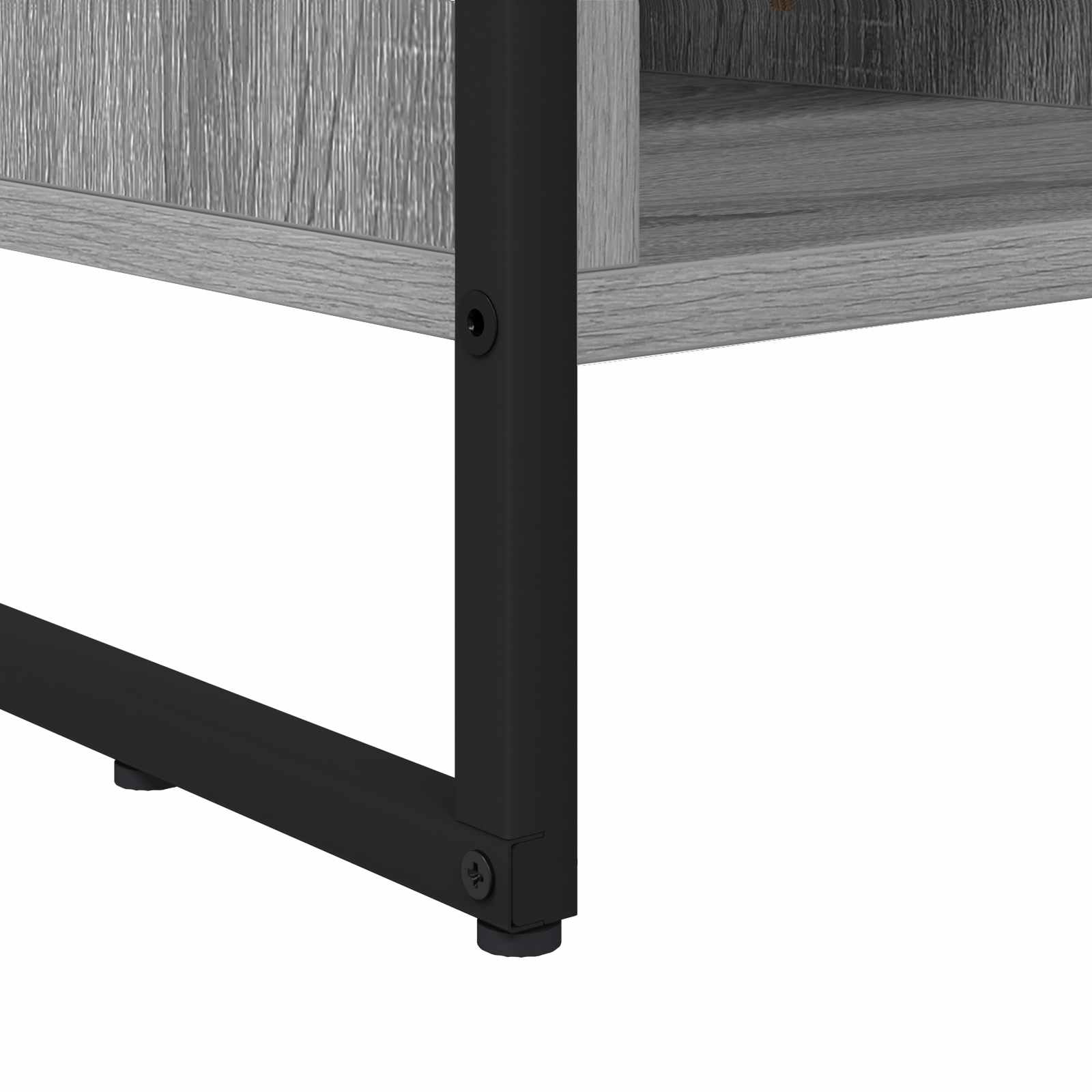 vidaXL Szafka pod telewizor z szufladą Szary Sonoma 100 x 36 x 49,5 cm