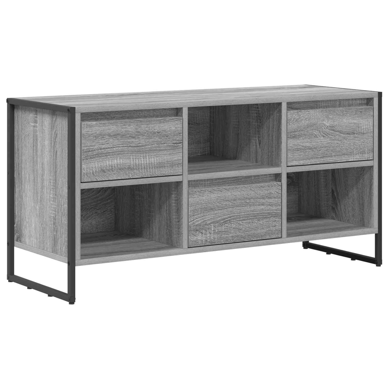 vidaXL Szafka pod telewizor z szufladą Szary Sonoma 100 x 36 x 49,5 cm