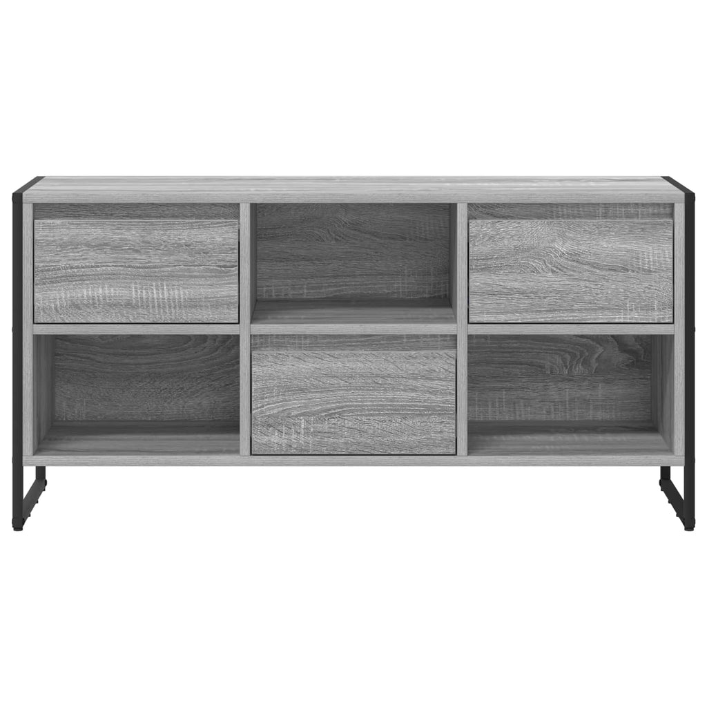 vidaXL Szafka pod telewizor z szufladą Szary Sonoma 100 x 36 x 49,5 cm