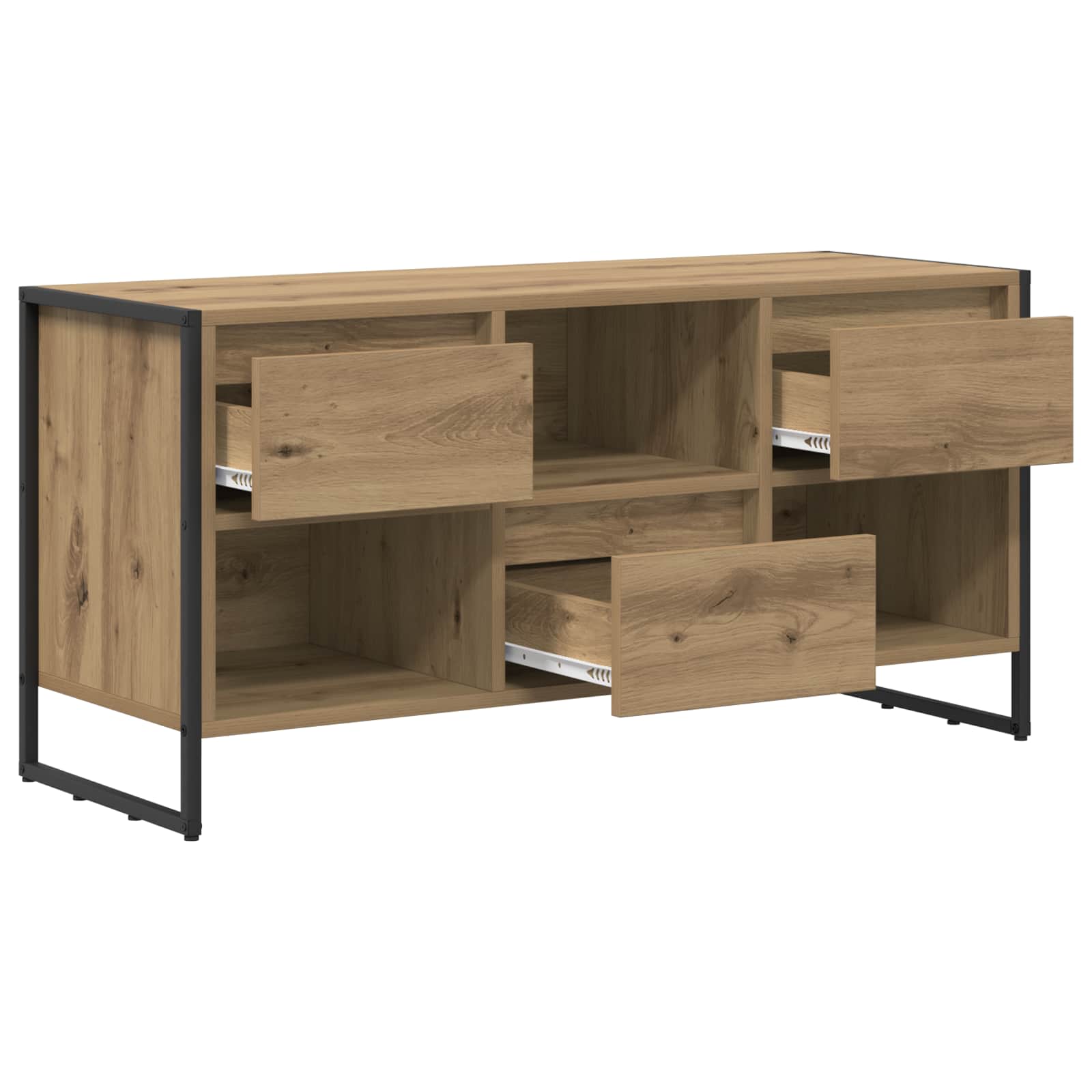 vidaXL Szafka pod telewizor Dąb rzemieślniczy 100 x 36 x 49,5 cm