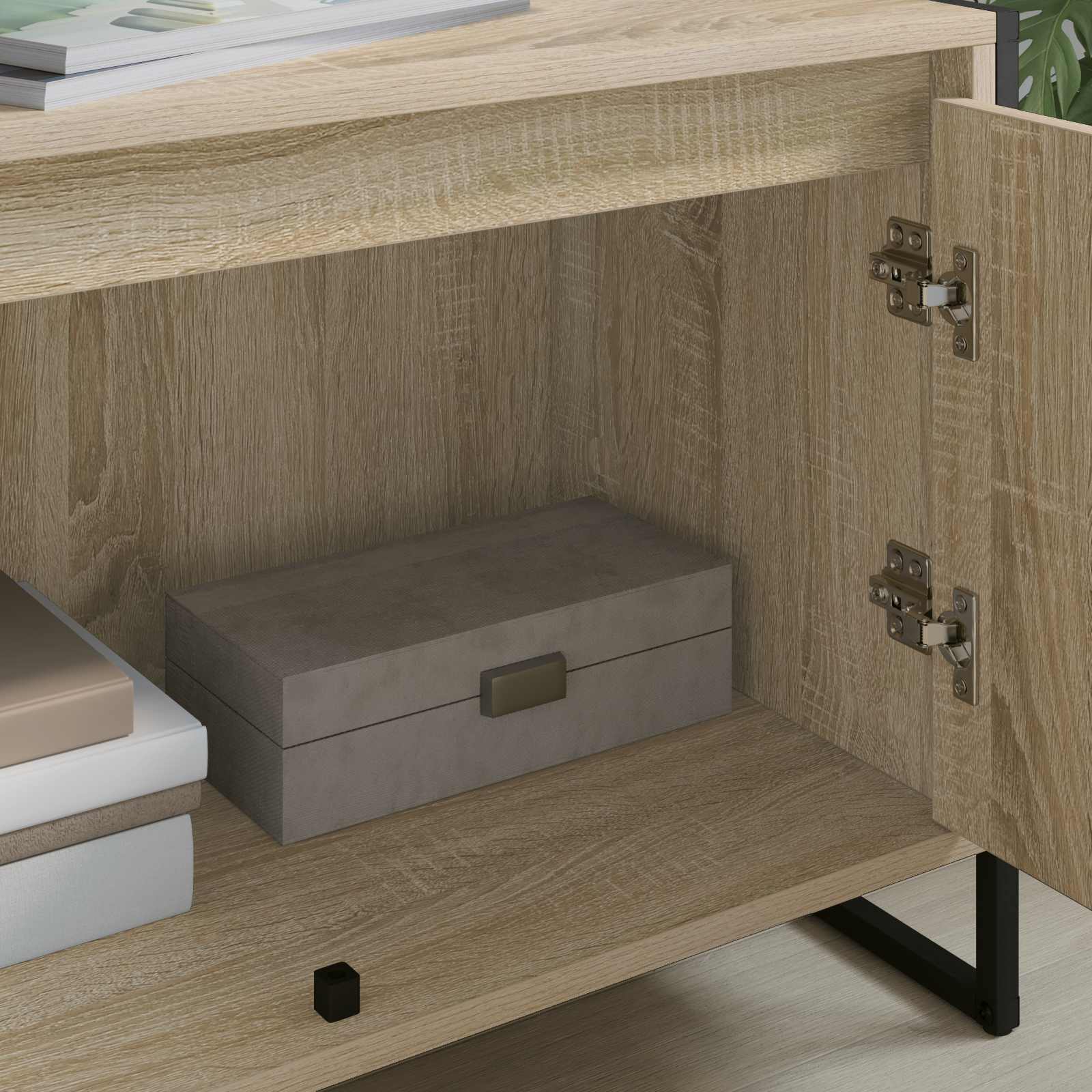 vidaXL Szafka pod telewizor Sonoma 140 x 36 x 49.5 cm