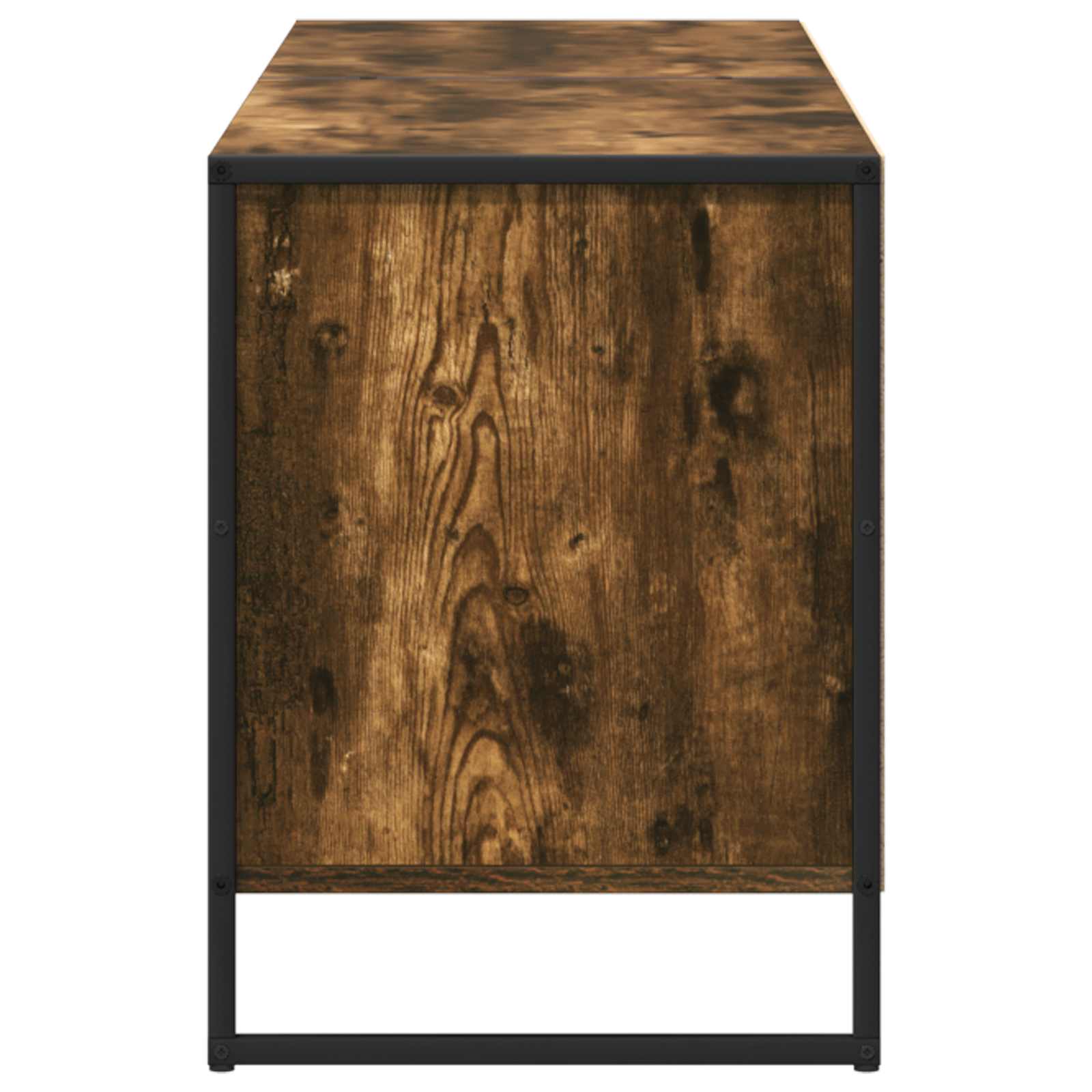 vidaXL Szafka pod telewizor Dąb dymny 140 x 36 x 49.5 cm