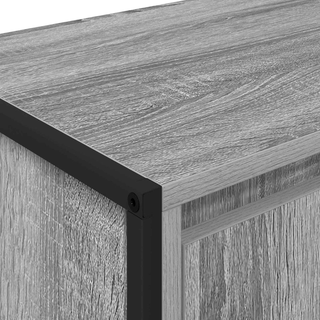 vidaXL Szafka pod telewizor Szary Sonoma 140 x 36 x 49.5 cm