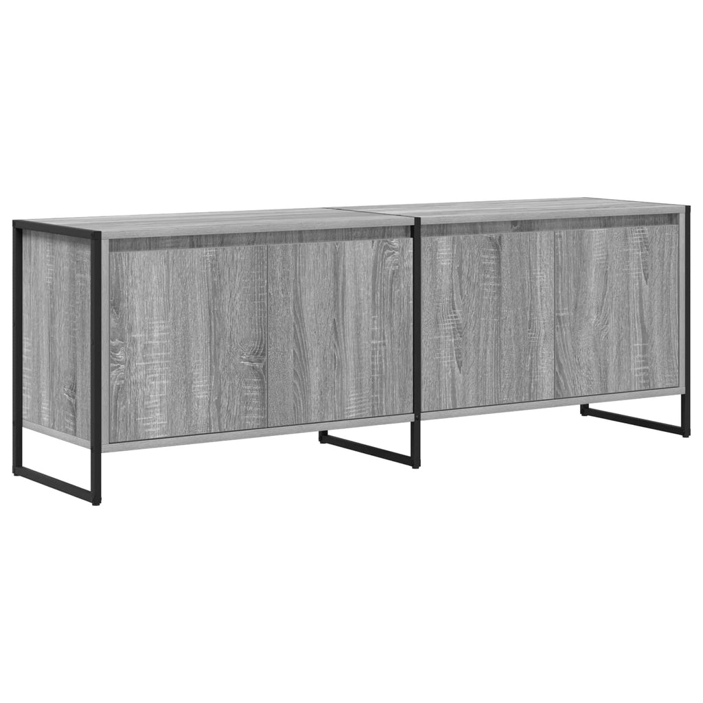 vidaXL Szafka pod telewizor Szary Sonoma 140 x 36 x 49.5 cm
