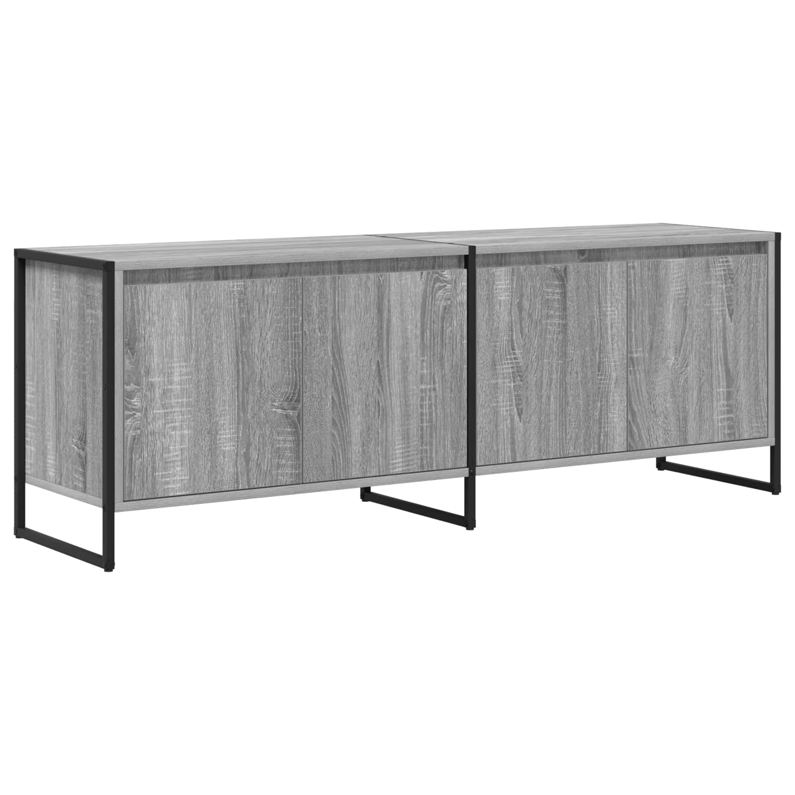 vidaXL Szafka pod telewizor Szary Sonoma 140 x 36 x 49.5 cm