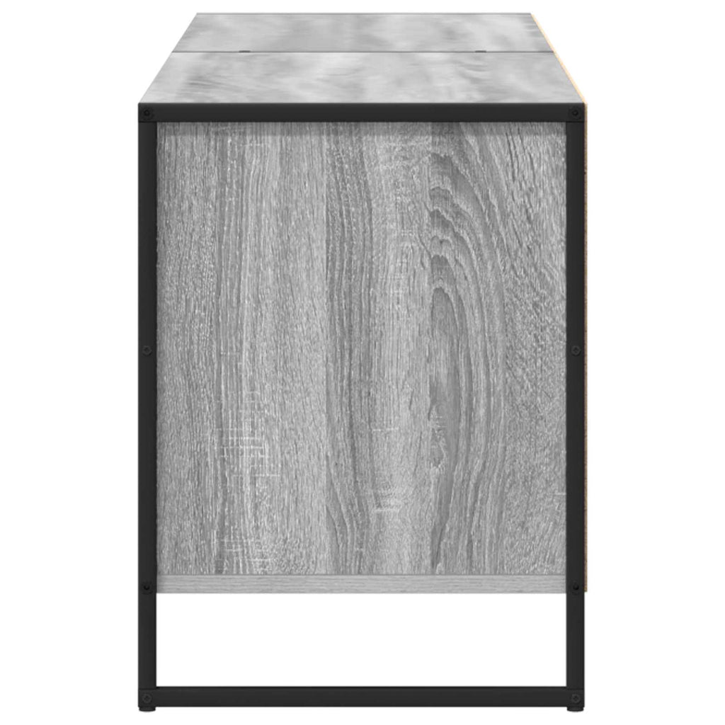 vidaXL Szafka pod telewizor Szary Sonoma 140 x 36 x 49.5 cm