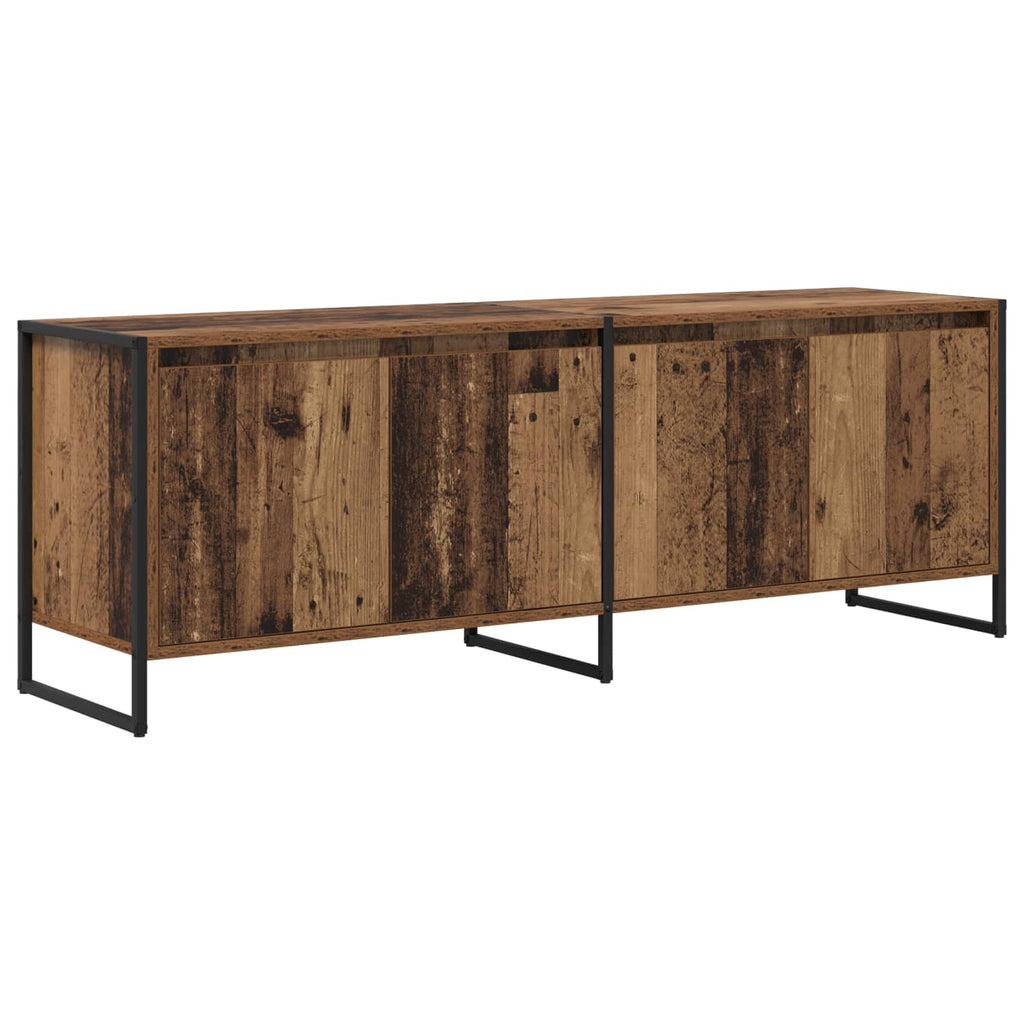 vidaXL Szafka pod telewizor Stare drewno 140 x 36 x 49.5 cm