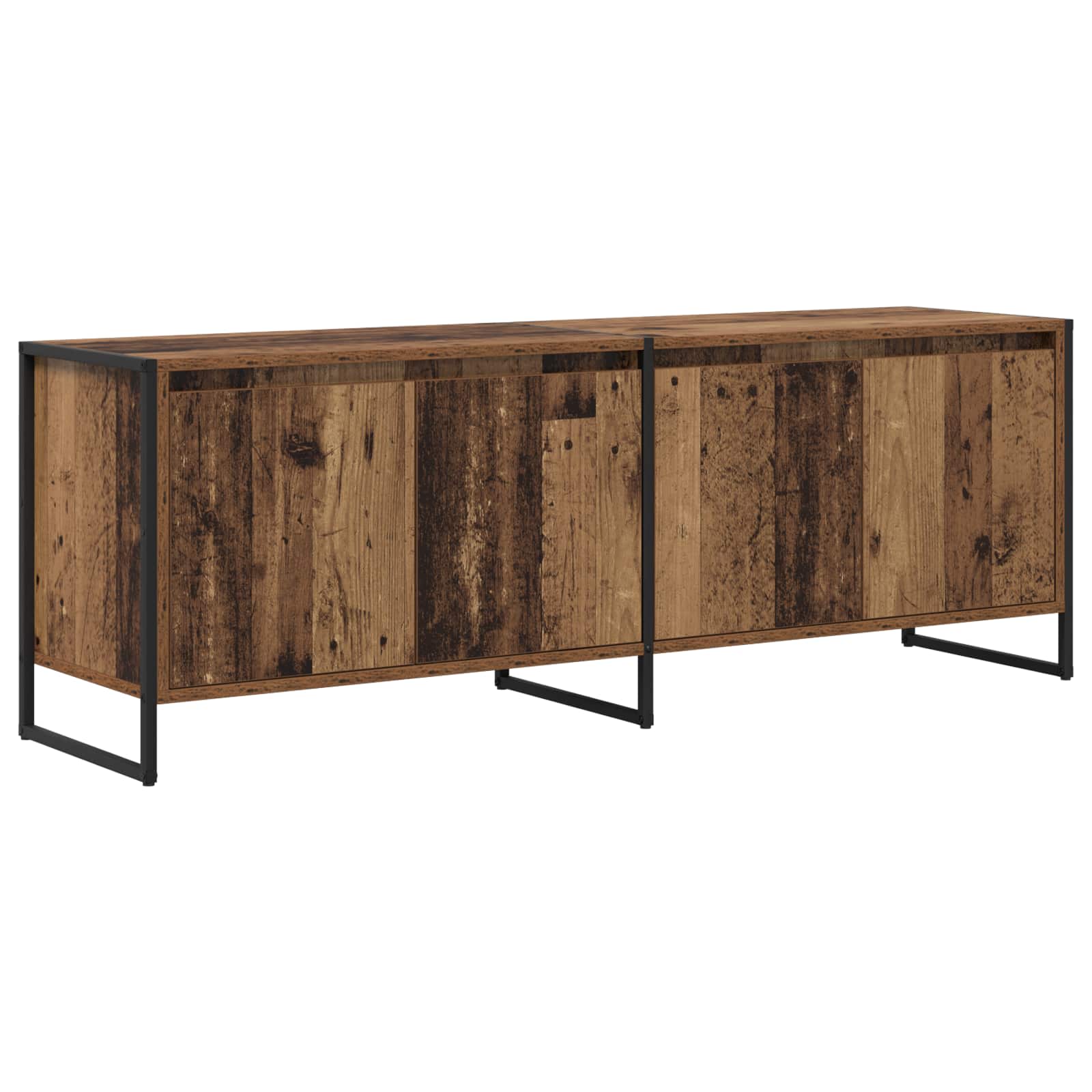 vidaXL Szafka pod telewizor Stare drewno 140 x 36 x 49.5 cm