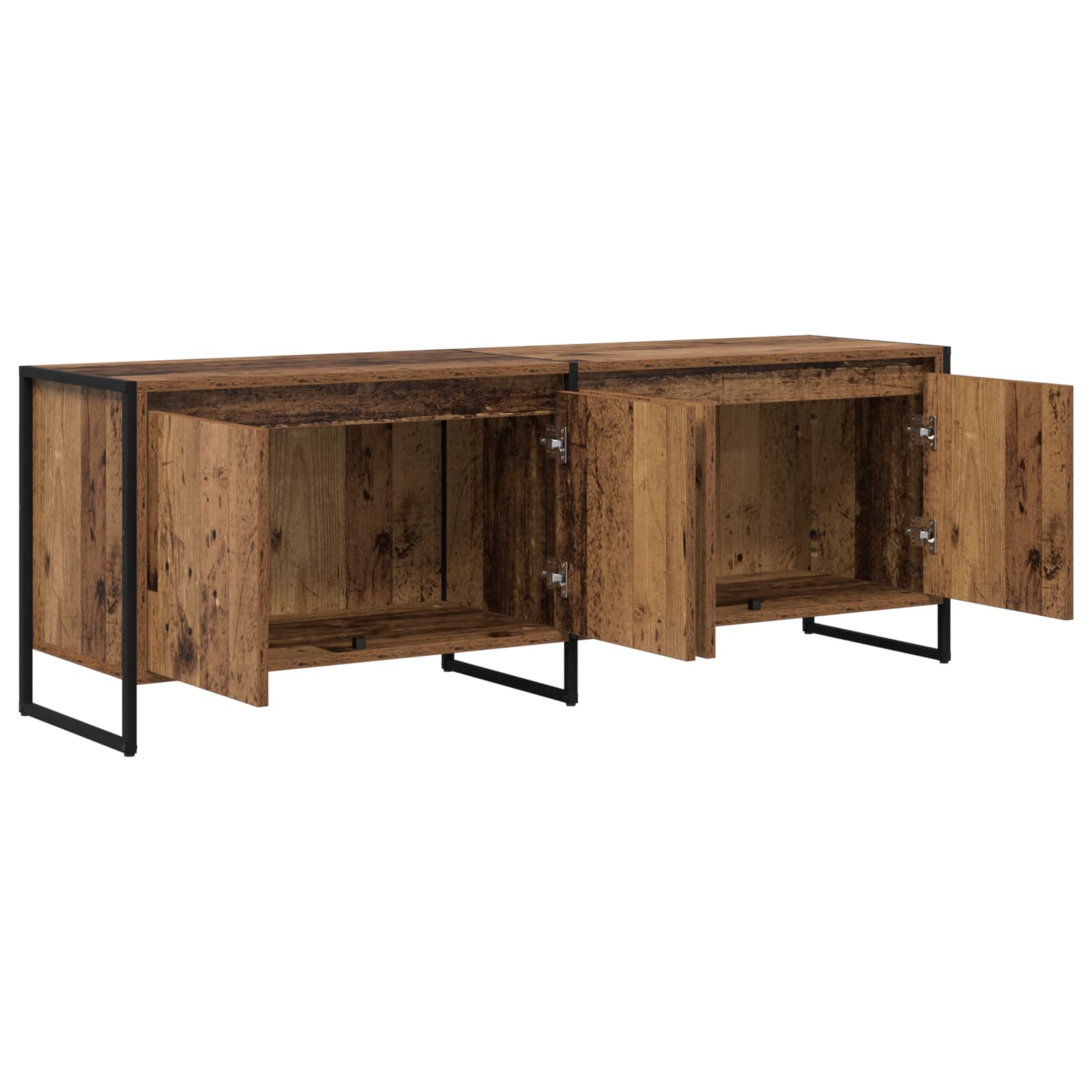 vidaXL Szafka pod telewizor Stare drewno 140 x 36 x 49.5 cm