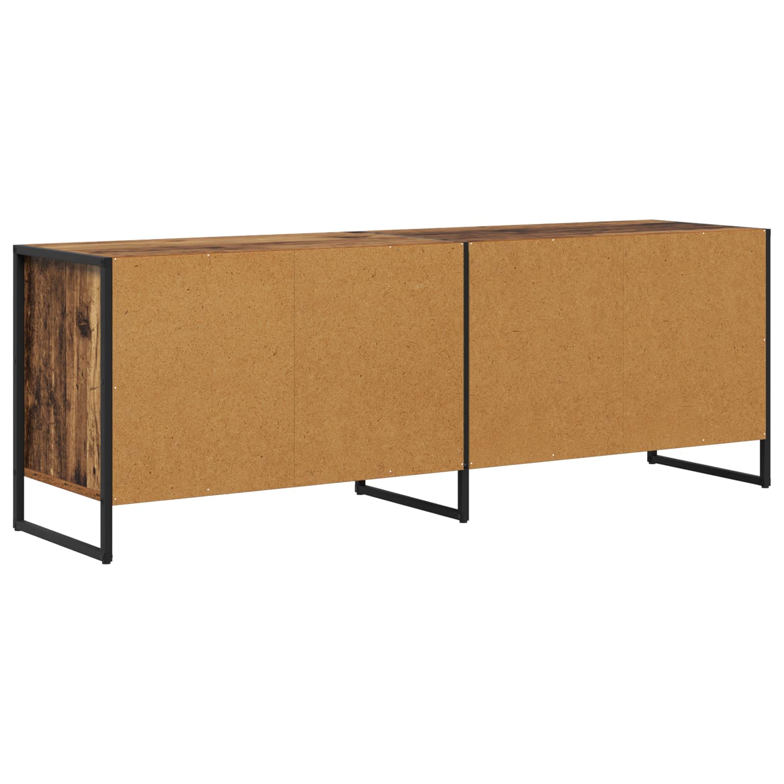 vidaXL Szafka pod telewizor Stare drewno 140 x 36 x 49.5 cm