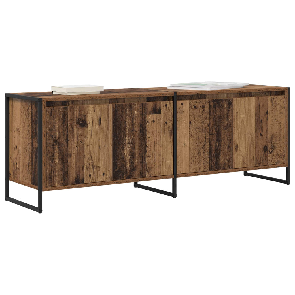 vidaXL Szafka pod telewizor Stare drewno 140 x 36 x 49.5 cm