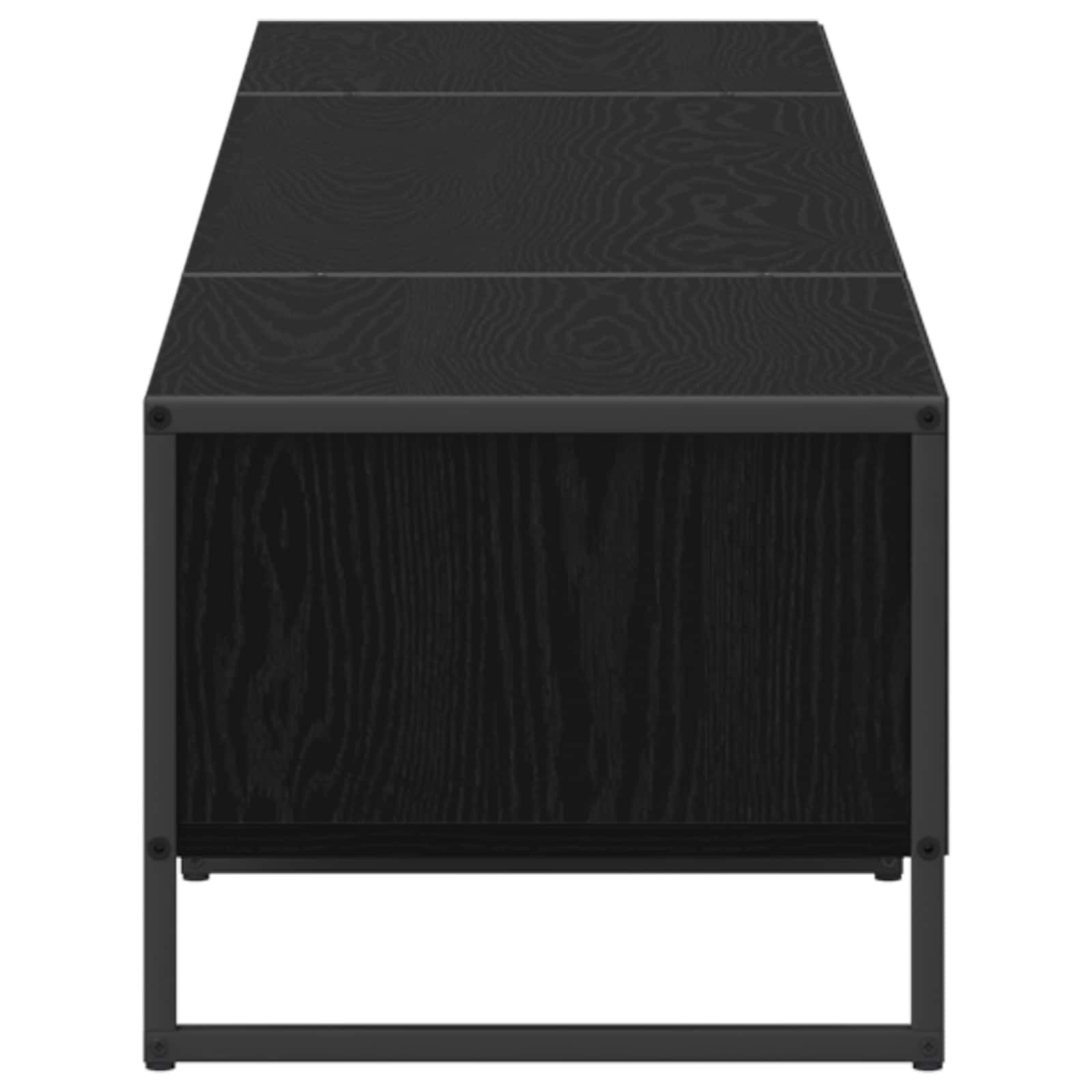vidaXL Szafka pod telewizor Czarny Dąb 170.5 x 36 x 30.5 cm