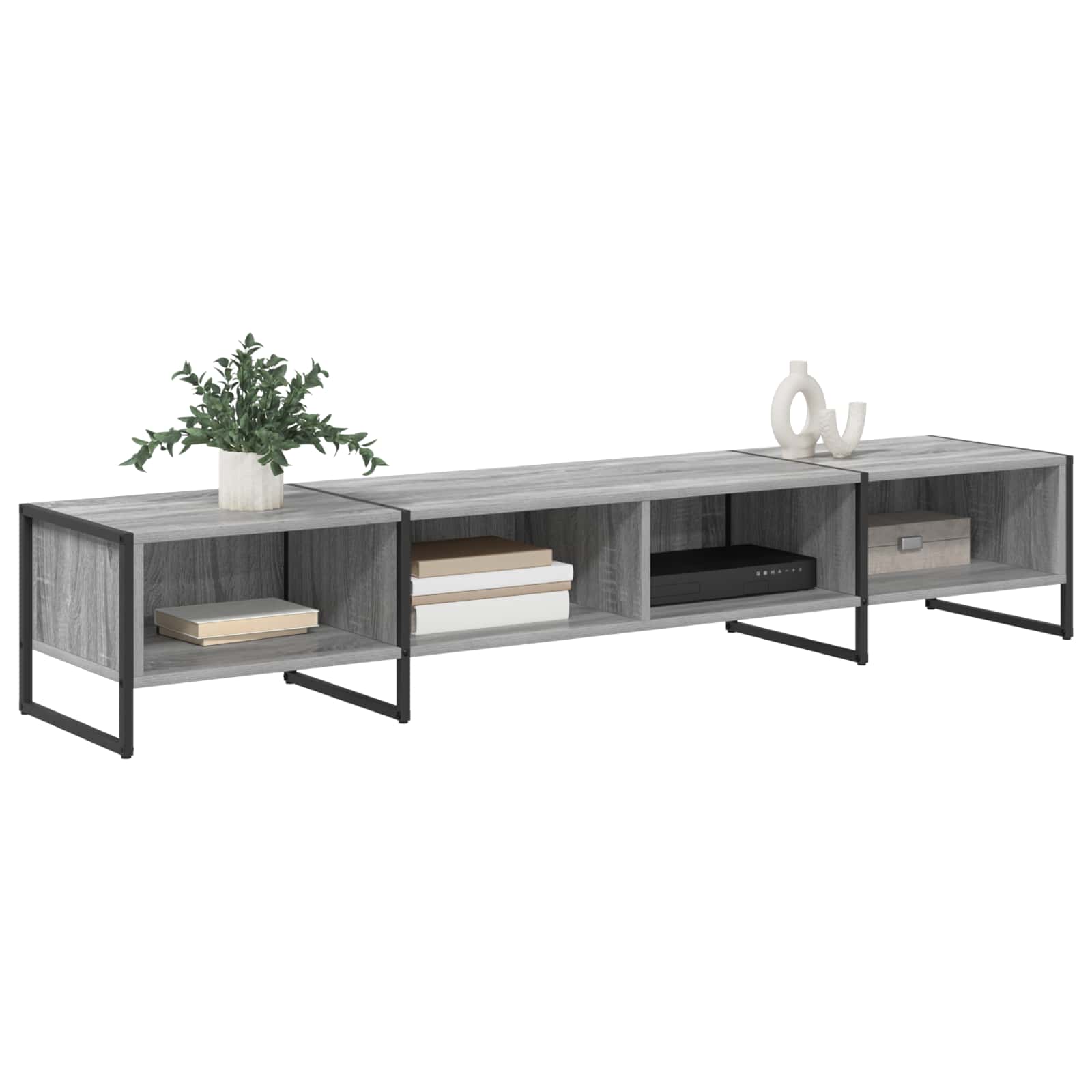 vidaXL Szafka pod telewizor Szary Sonoma 170.5 x 36 x 30.5 cm