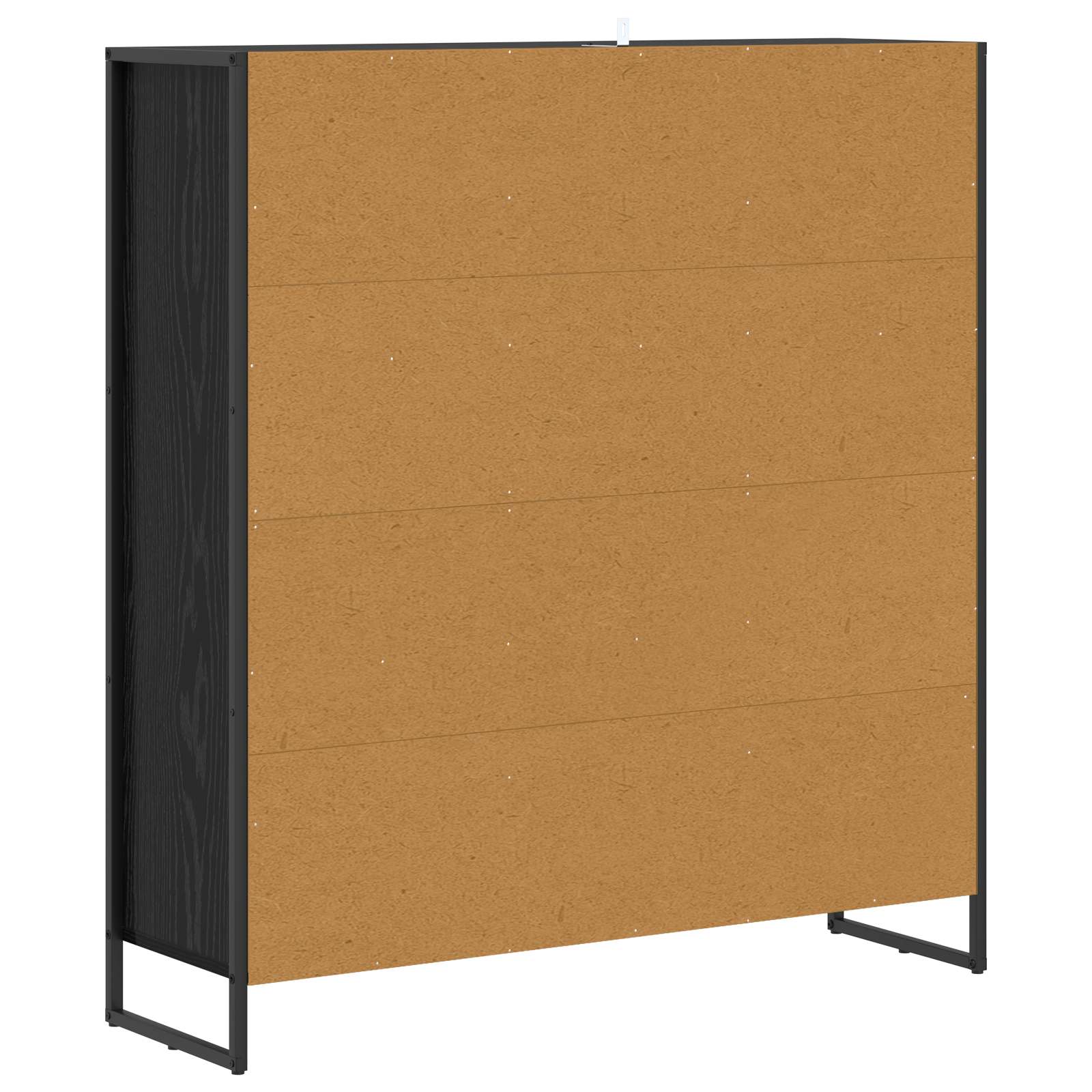 vidaXL Szafka na książki Czarny Dąb 99,5 x 30 x 108,5 cm