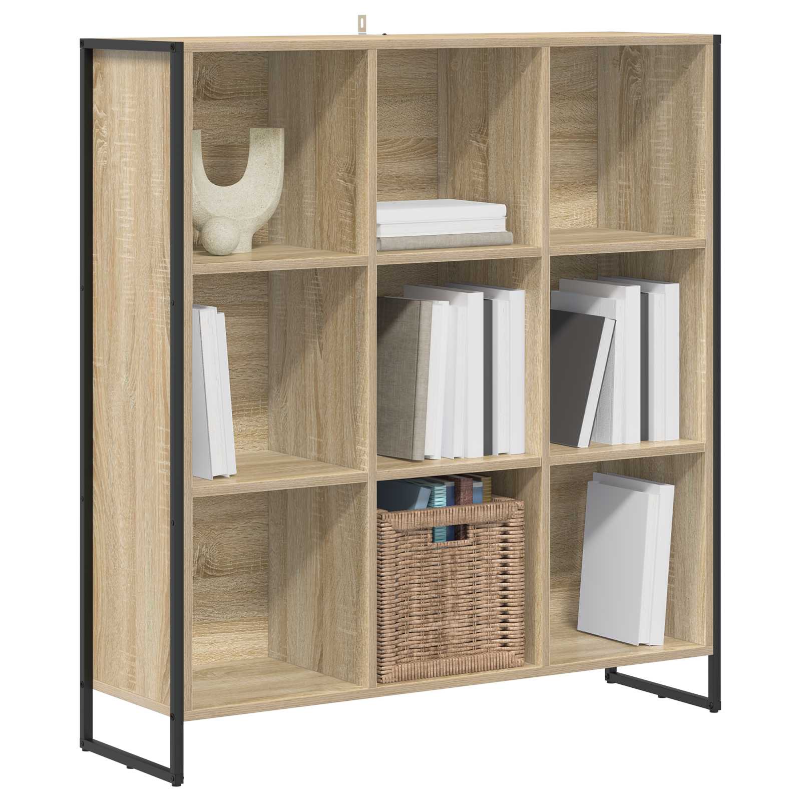 vidaXL Szafka na książki Sonoma 99,5 x 30 x 108,5 cm