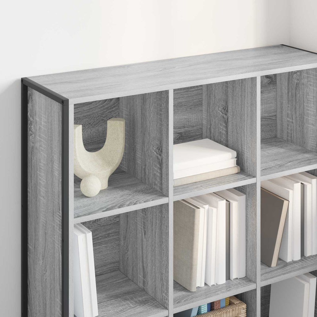 vidaXL Szafka na książki Szary Sonoma 99,5 x 30 x 108,5 cm