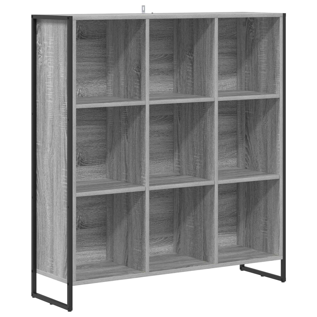 vidaXL Szafka na książki Szary Sonoma 99,5 x 30 x 108,5 cm