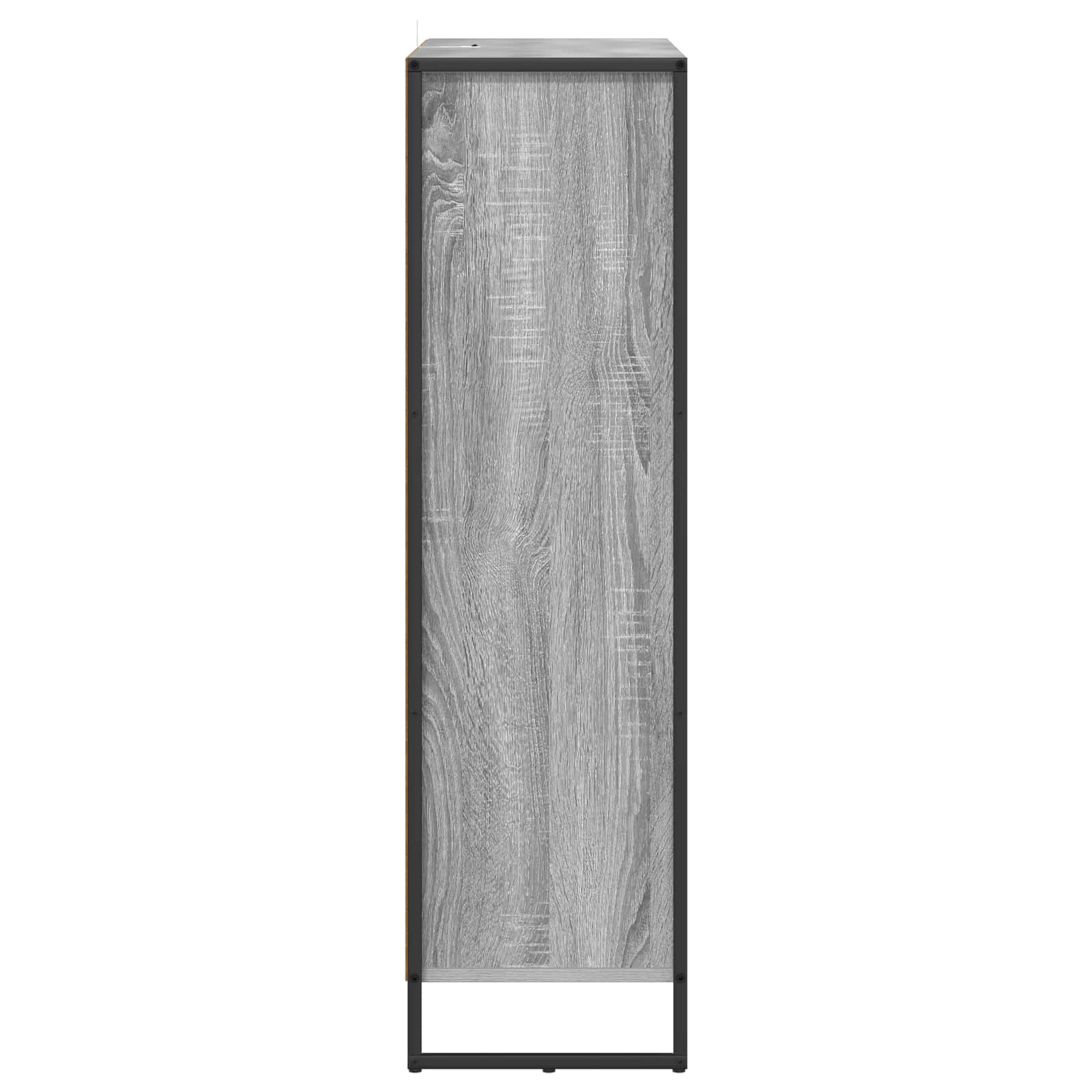 vidaXL Szafka na książki Szary Sonoma 99,5 x 30 x 108,5 cm