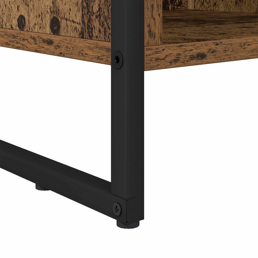 vidaXL Szafka na książki Stare drewno 99,5 x 30 x 108,5 cm
