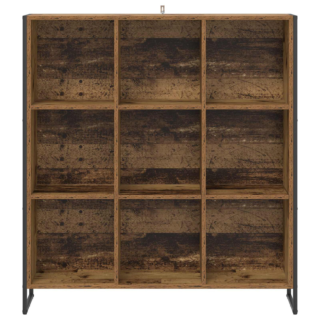 vidaXL Szafka na książki Stare drewno 99,5 x 30 x 108,5 cm