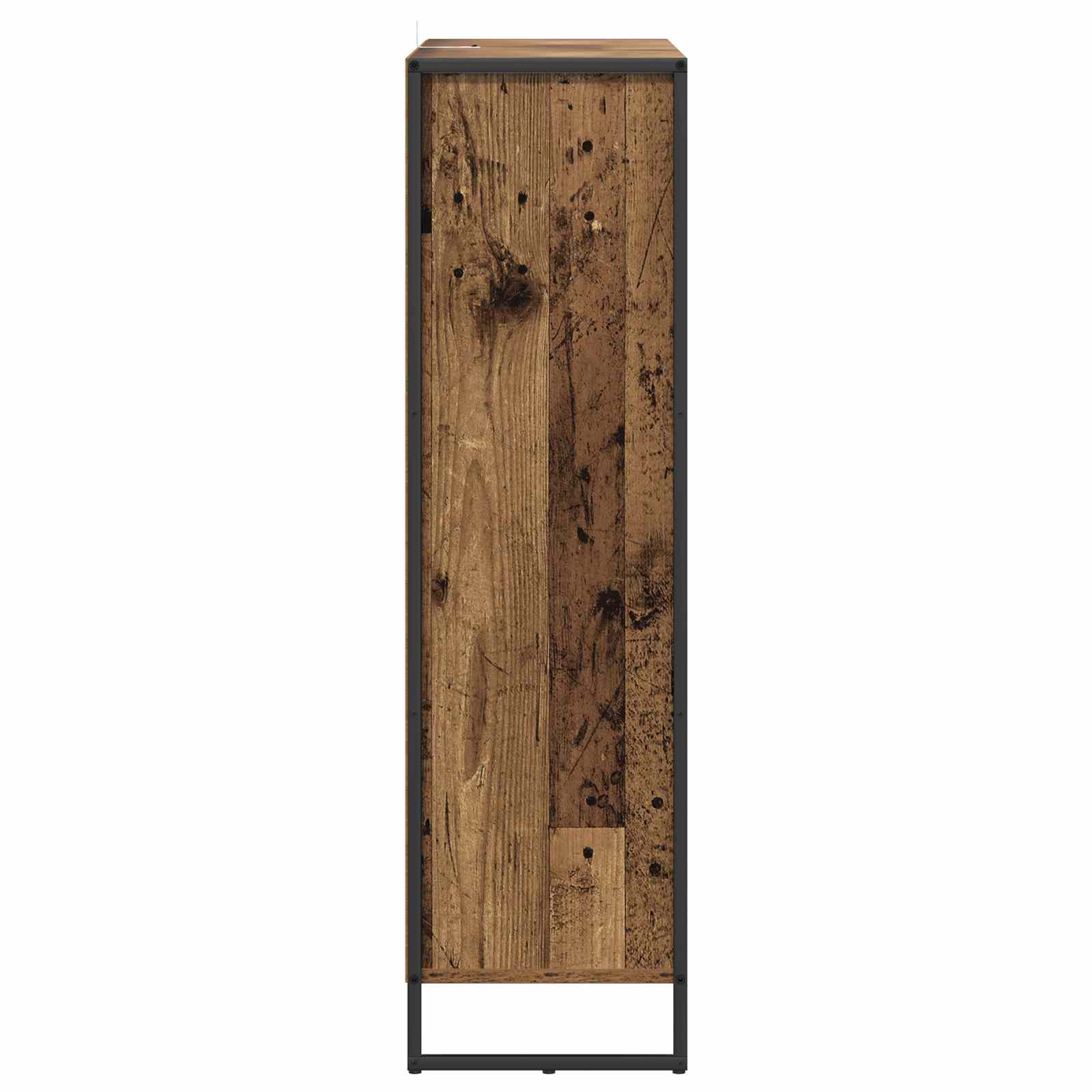 vidaXL Szafka na książki Stare drewno 99,5 x 30 x 108,5 cm