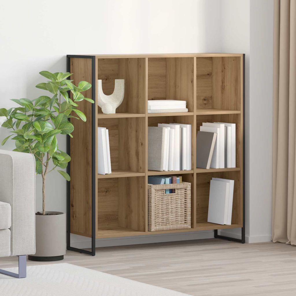 vidaXL Szafka na książki Dąb rzemieślniczy 99,5 x 30 x 108,5 cm