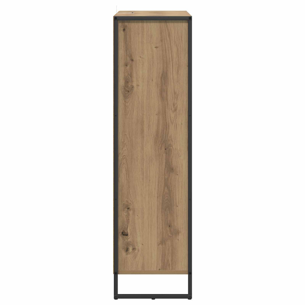 vidaXL Szafka na książki Dąb rzemieślniczy 99,5 x 30 x 108,5 cm