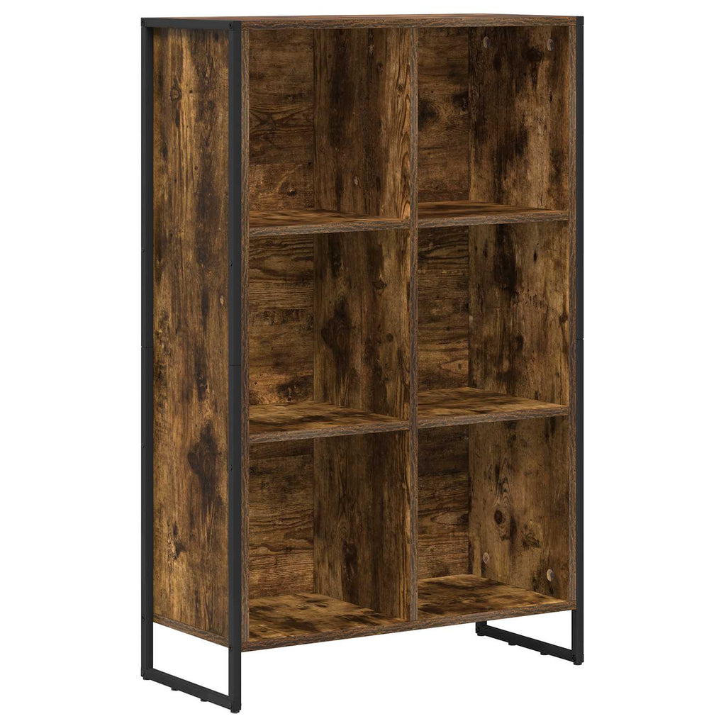 vidaXL Szafka na książki Dąb dymny 99,5 x 30 x 108,5 cm