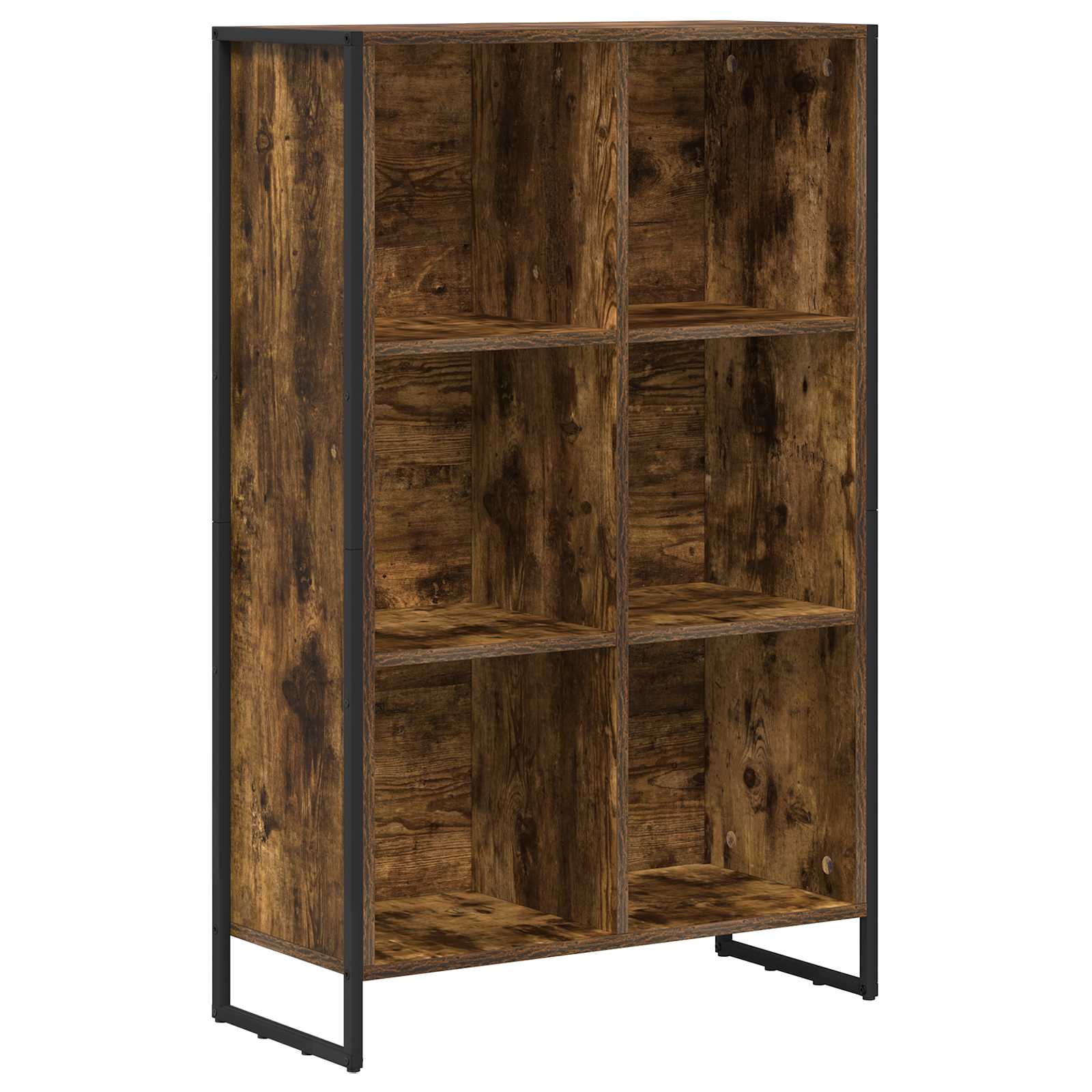 vidaXL Szafka na książki Dąb dymny 99,5 x 30 x 108,5 cm