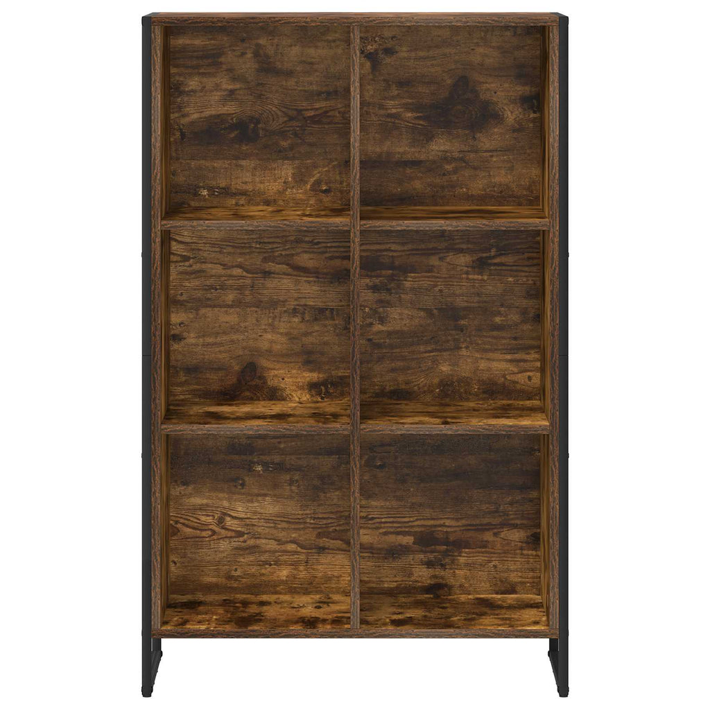 vidaXL Szafka na książki Dąb dymny 99,5 x 30 x 108,5 cm
