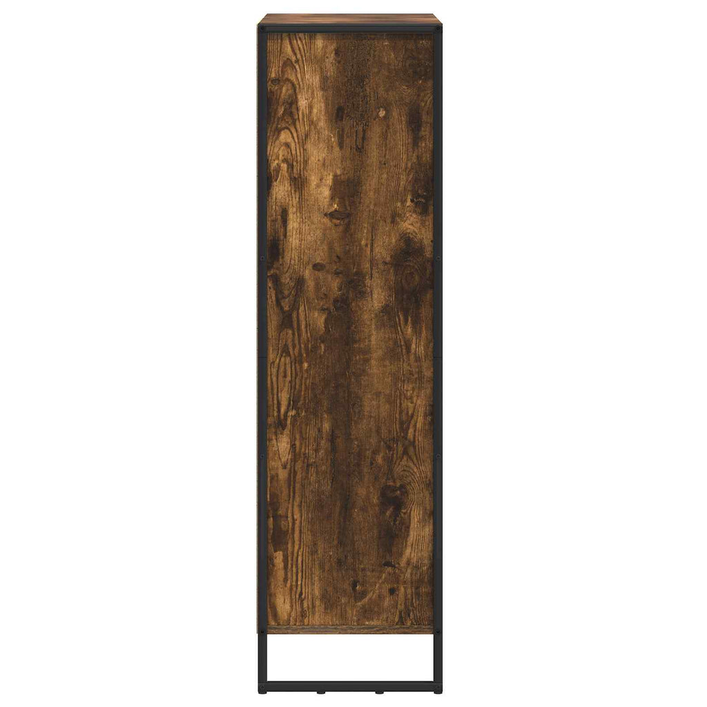 vidaXL Szafka na książki Dąb dymny 99,5 x 30 x 108,5 cm