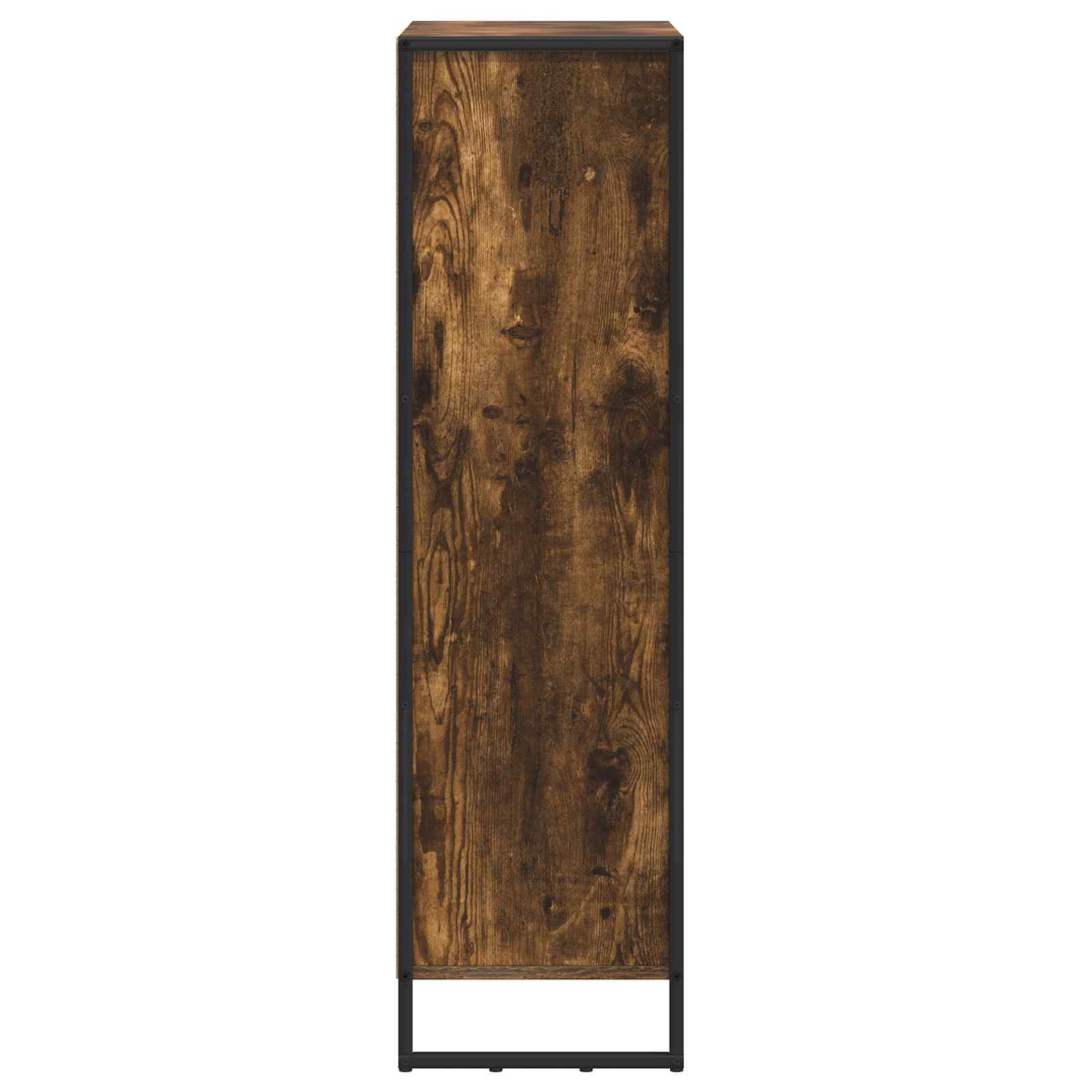 vidaXL Szafka na książki Dąb dymny 99,5 x 30 x 108,5 cm