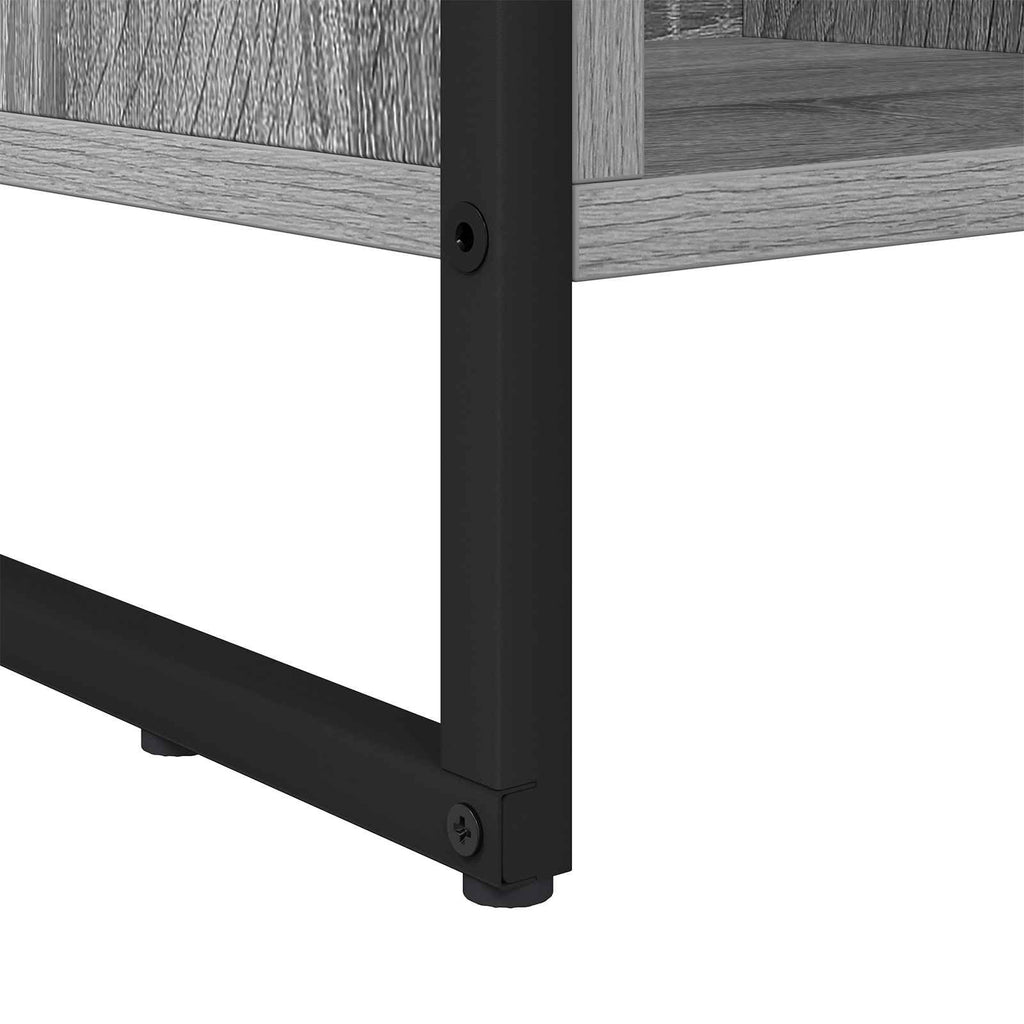 vidaXL Szafka na książki Szary Sonoma 99,5 x 30 x 108,5 cm