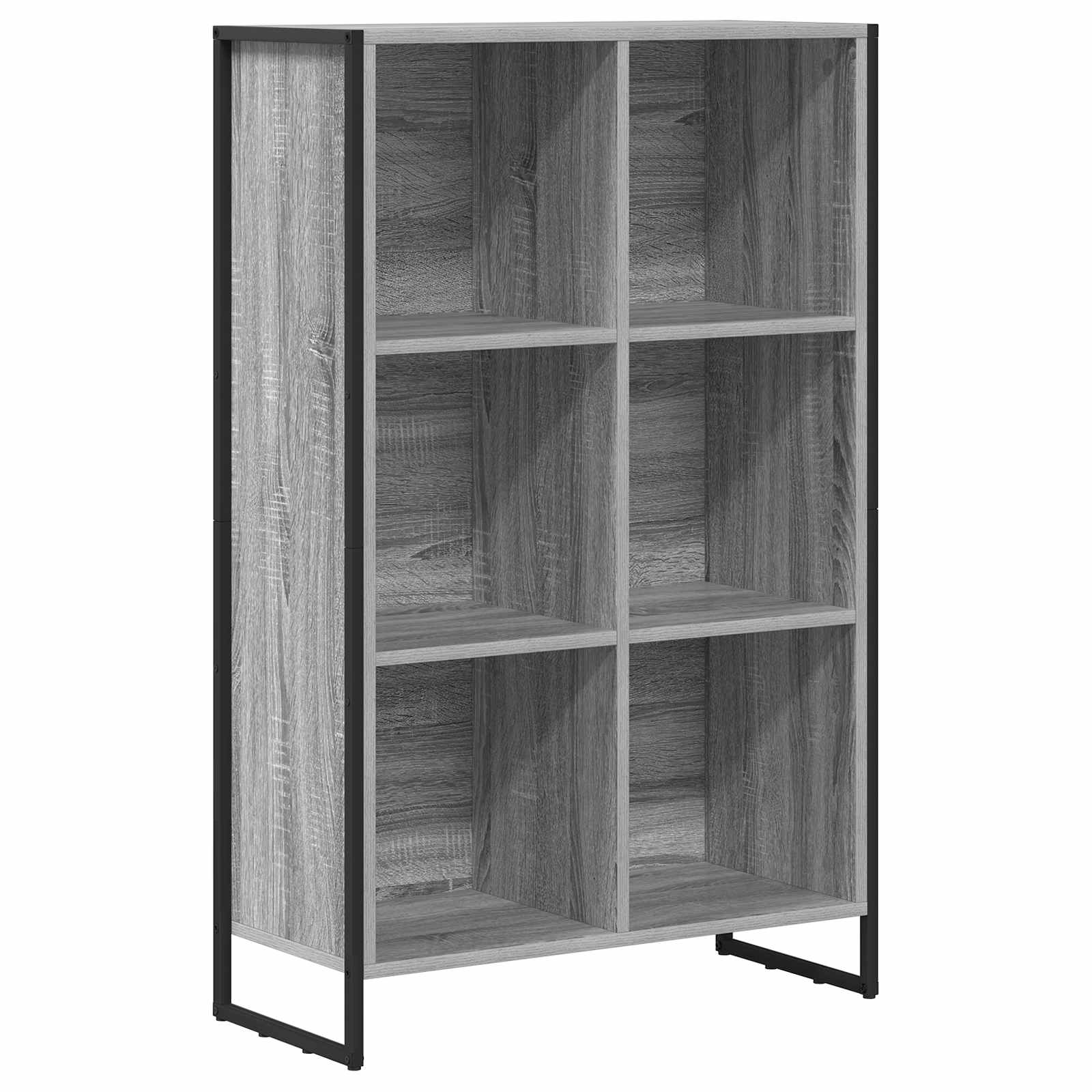 vidaXL Szafka na książki Szary Sonoma 99,5 x 30 x 108,5 cm