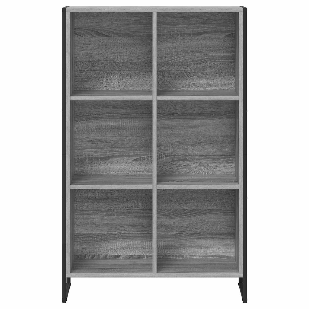 vidaXL Szafka na książki Szary Sonoma 99,5 x 30 x 108,5 cm