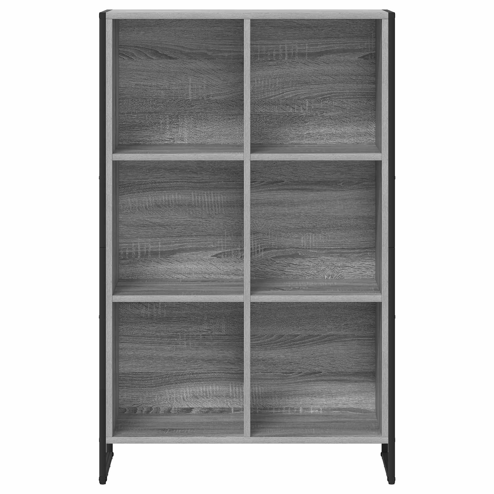 vidaXL Szafka na książki Szary Sonoma 99,5 x 30 x 108,5 cm