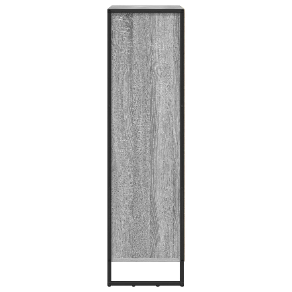 vidaXL Szafka na książki Szary Sonoma 99,5 x 30 x 108,5 cm