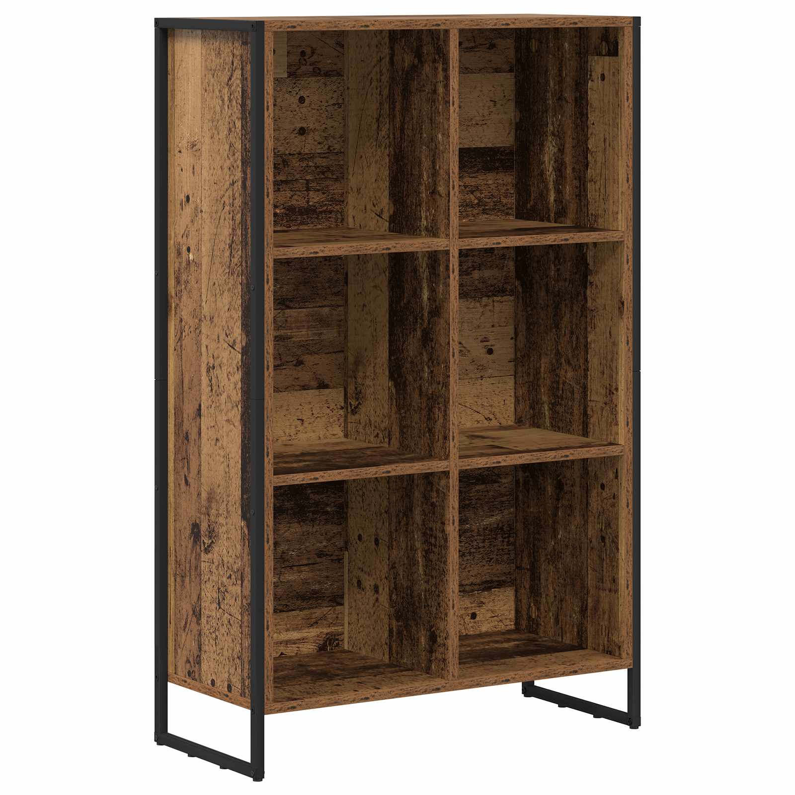 vidaXL Szafka na książki Stare drewno 99,5 x 30 x 108,5 cm