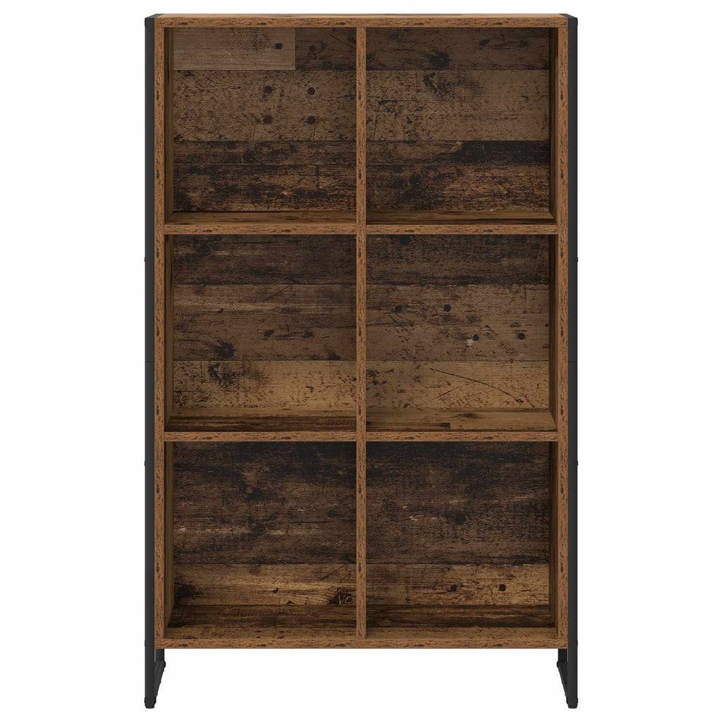 vidaXL Szafka na książki Stare drewno 99,5 x 30 x 108,5 cm