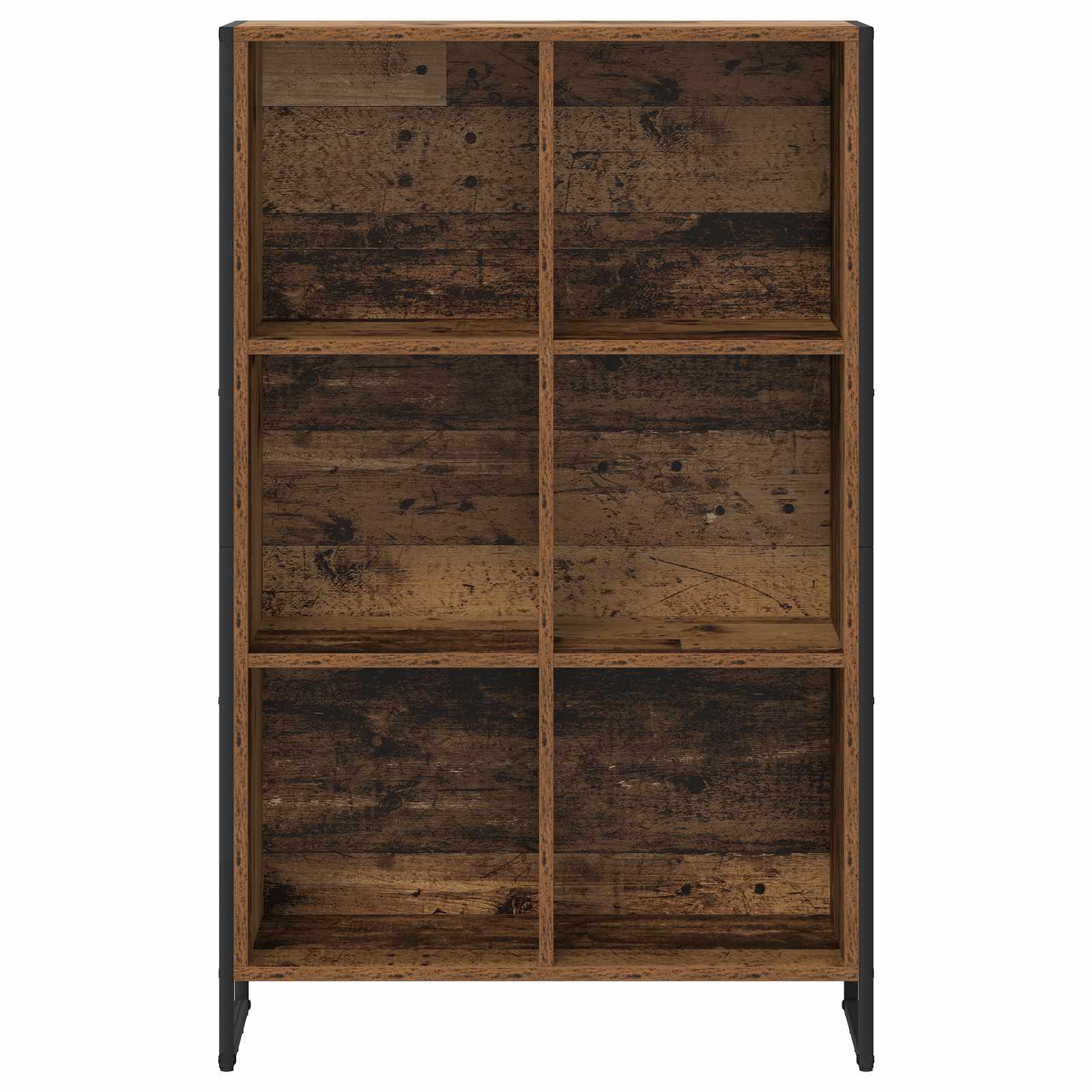 vidaXL Szafka na książki Stare drewno 99,5 x 30 x 108,5 cm